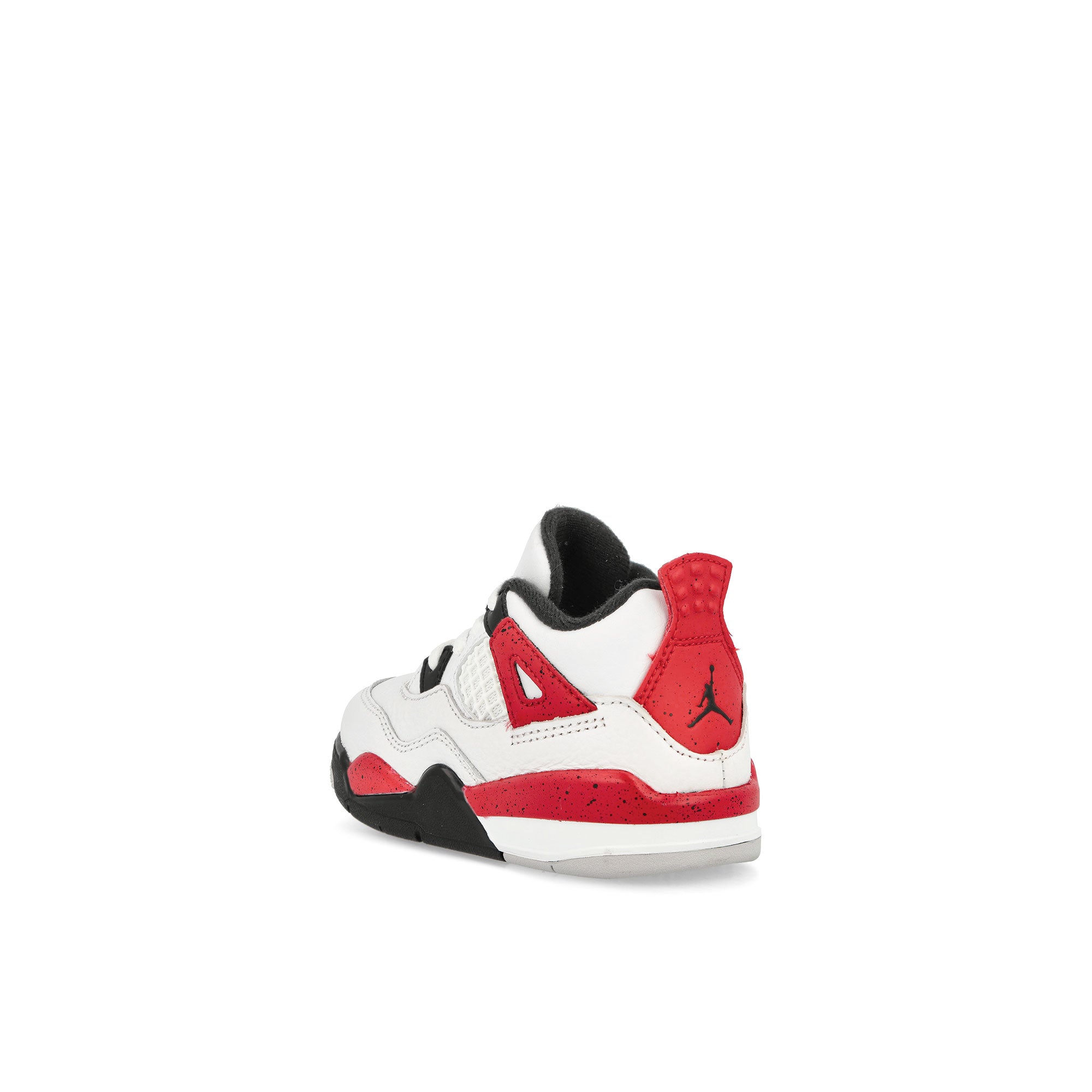 Jordan Air Jordan 4 Retro TD White / Fire Red - Black - Neutral Grey Low Top Sneakers Material | Overkill