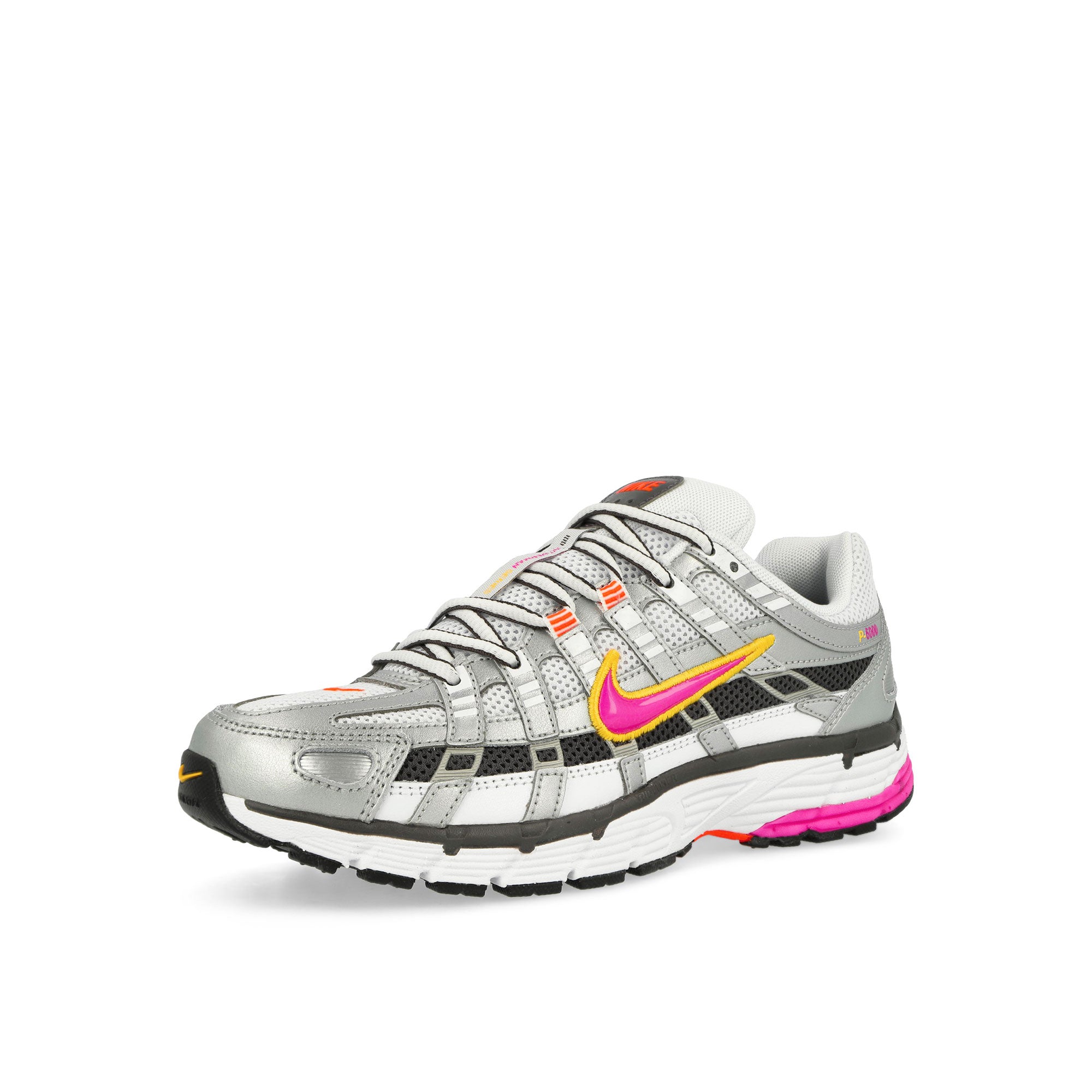 Nike wmns p-6000 White / Laser Fuchsia - MTLC Platinum Low Top Sneakers Close Up | Overkill