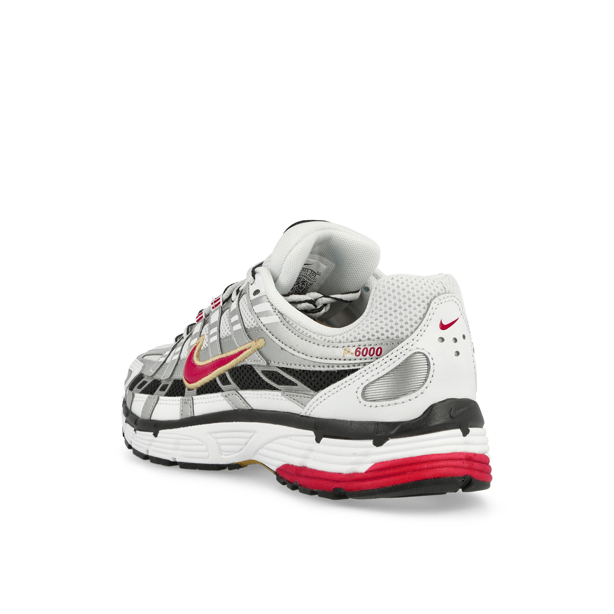 Nike Wmns P-6000 White / Varsity Red - Metallic Platinum Low Top Sneakers Material | Overkill