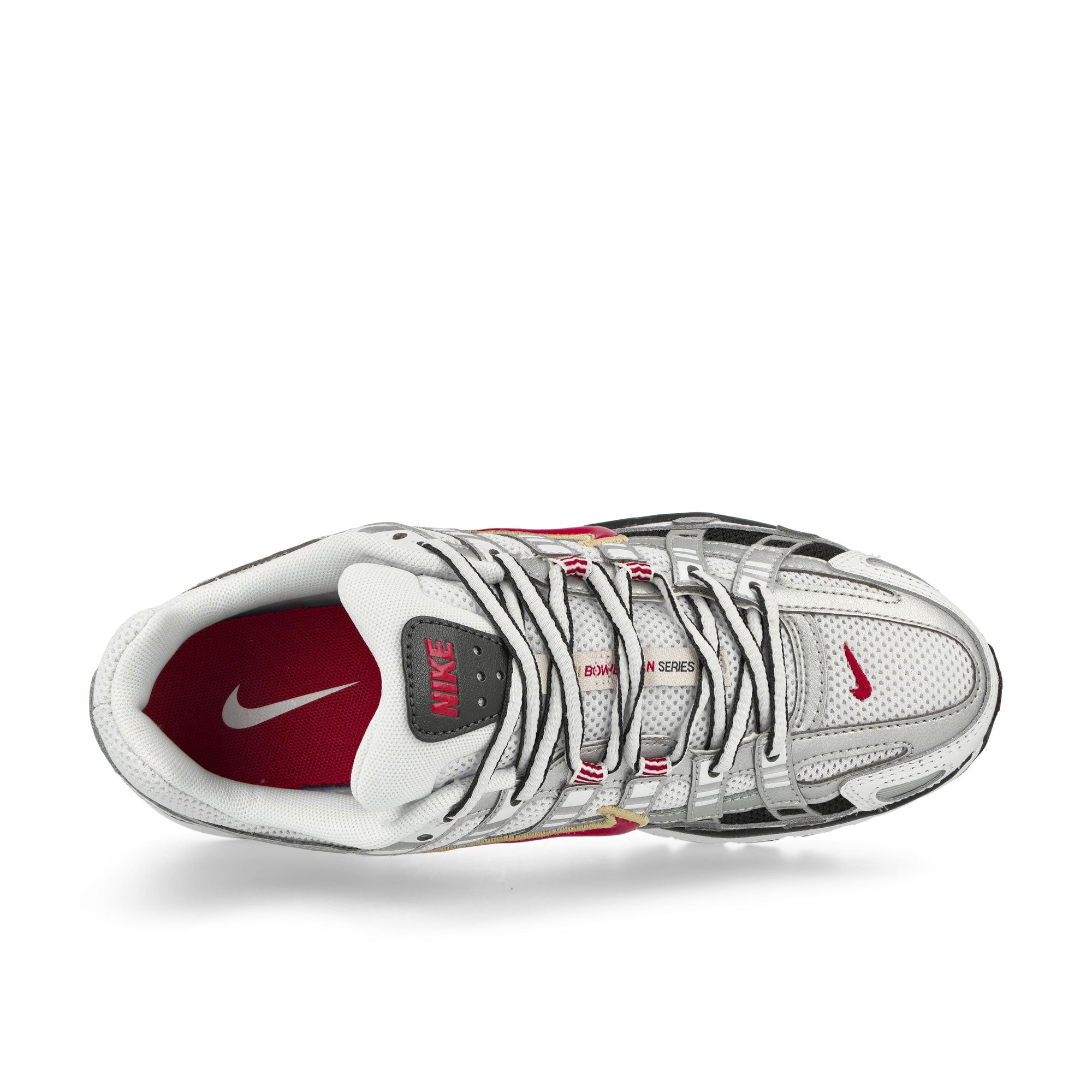 Nike Wmns P-6000 White / Varsity Red - Metallic Platinum Low Top Sneakers Detailfoto | Overkill