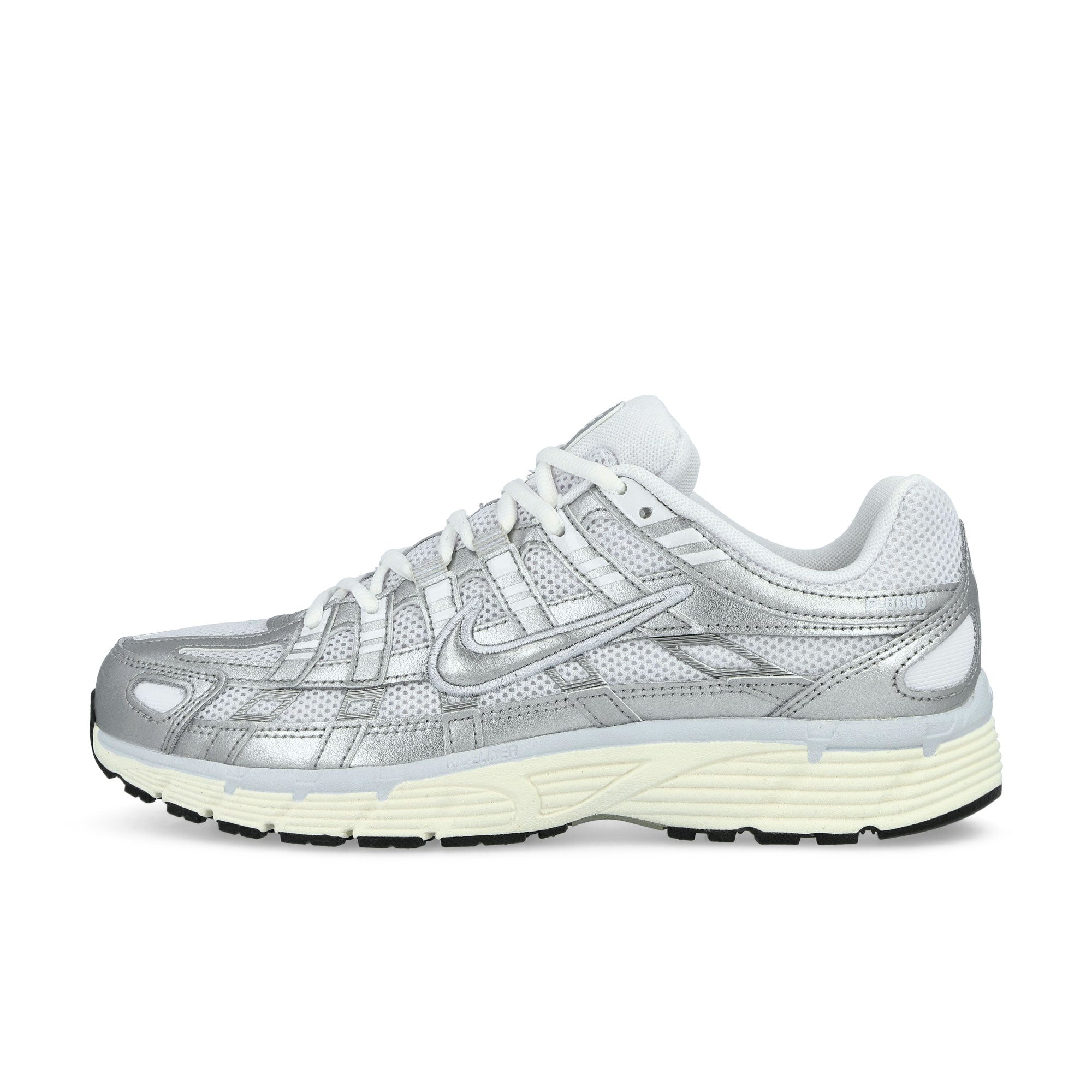 Nike W P-6000 White / Metallic Silver- Blue Tint - Sail Low Top Sneakers BV1021 106 | Overkill