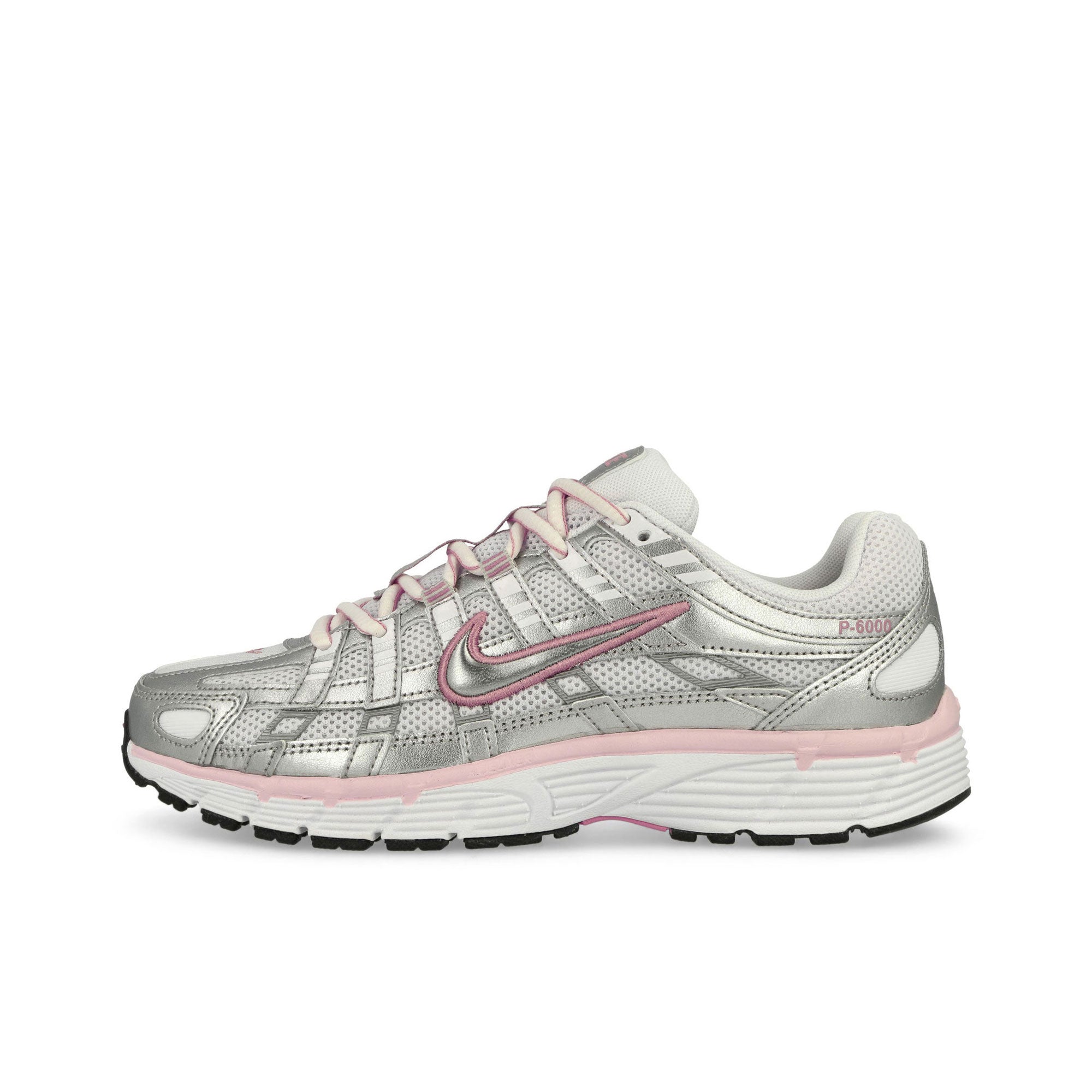 Nike W P-6000 White / Metallic Silver - Elemental Pink Low Top Sneaker BV1021 108 | Overkill