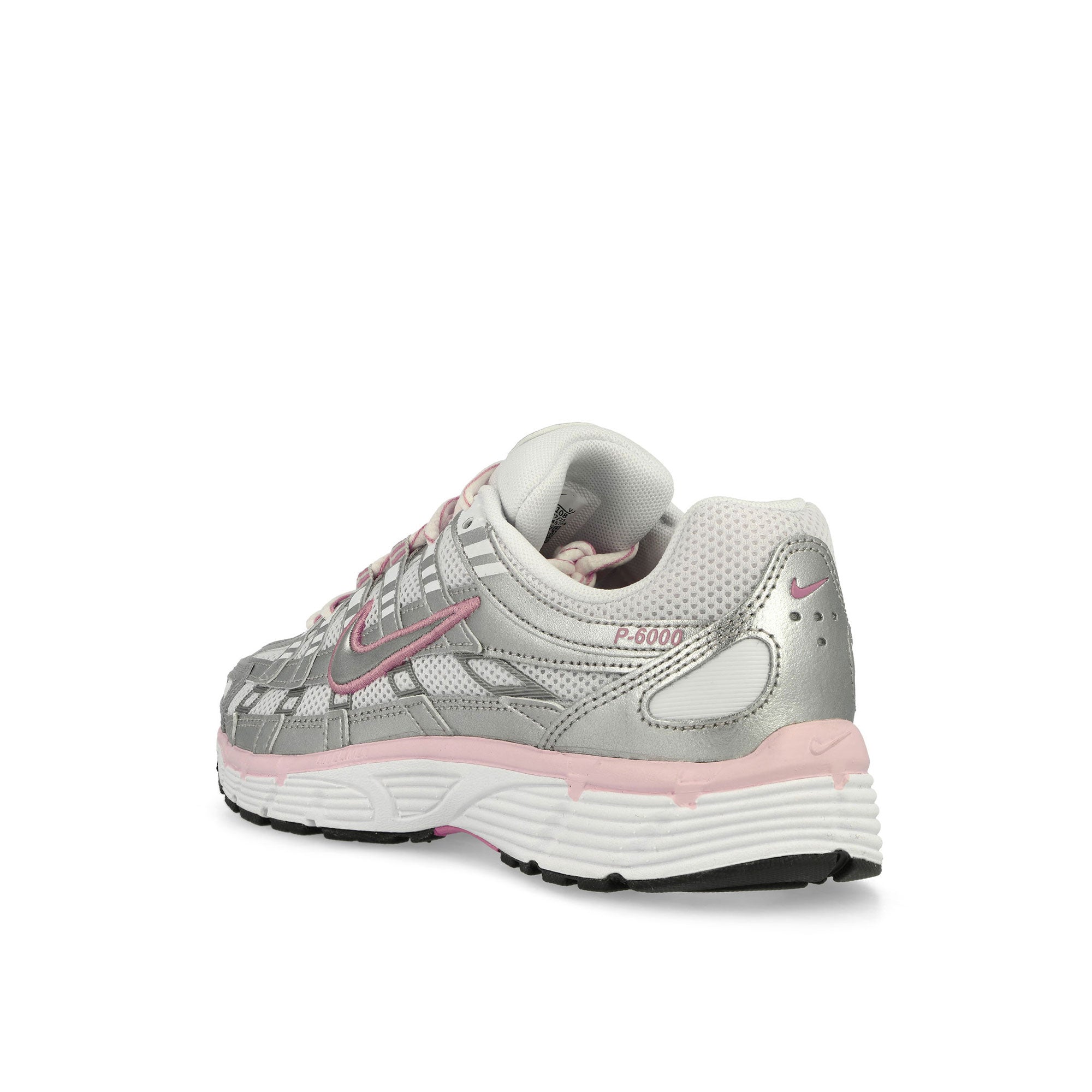 Nike W P-6000 White / Metallic Silver - Elemental Pink Low Top Sneaker BV1021 108 Material | Overkill