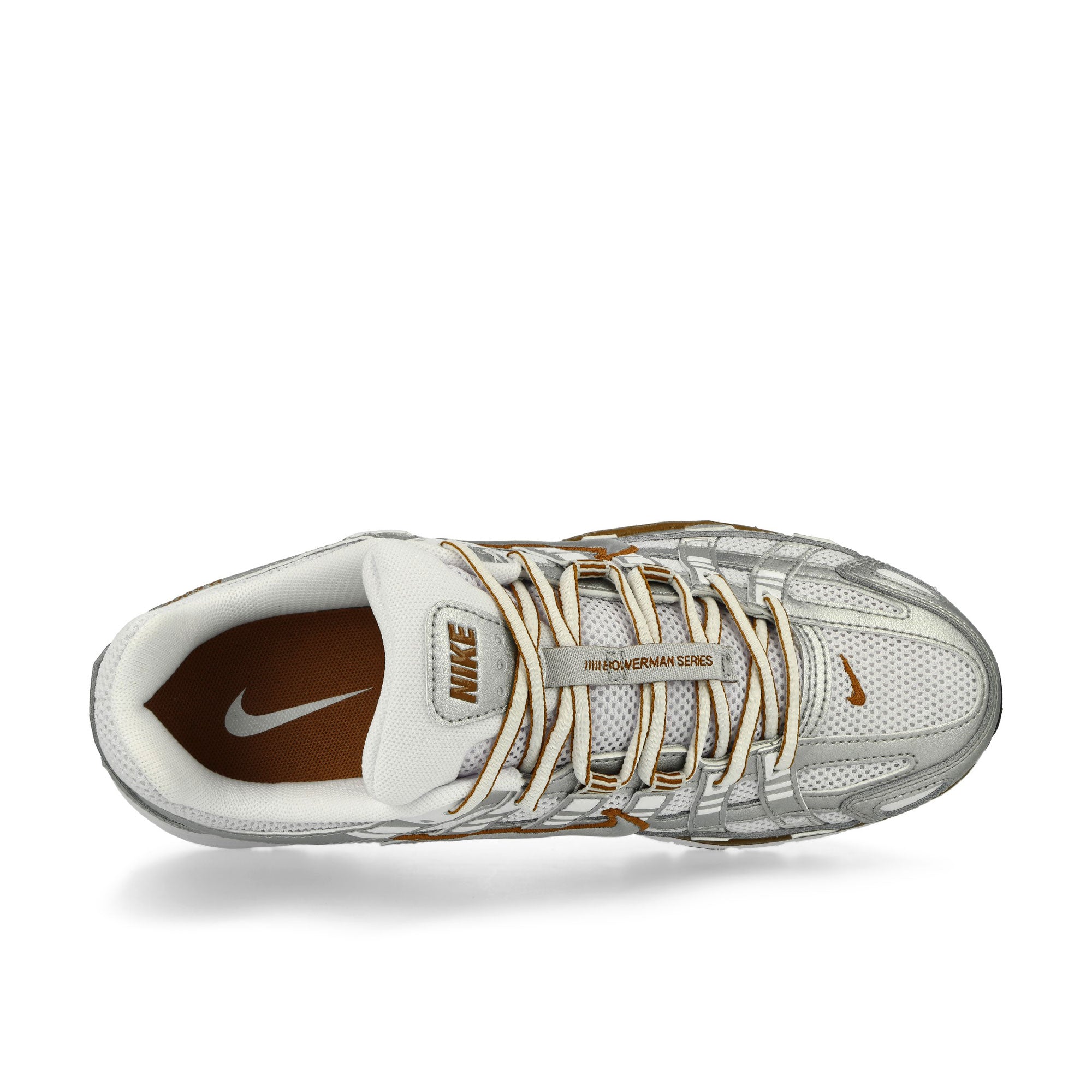 Nike W P-6000 White / Metallic Silver - Light British Tan Low Top Sneakers BV1021 109 Detailfoto | Overkill