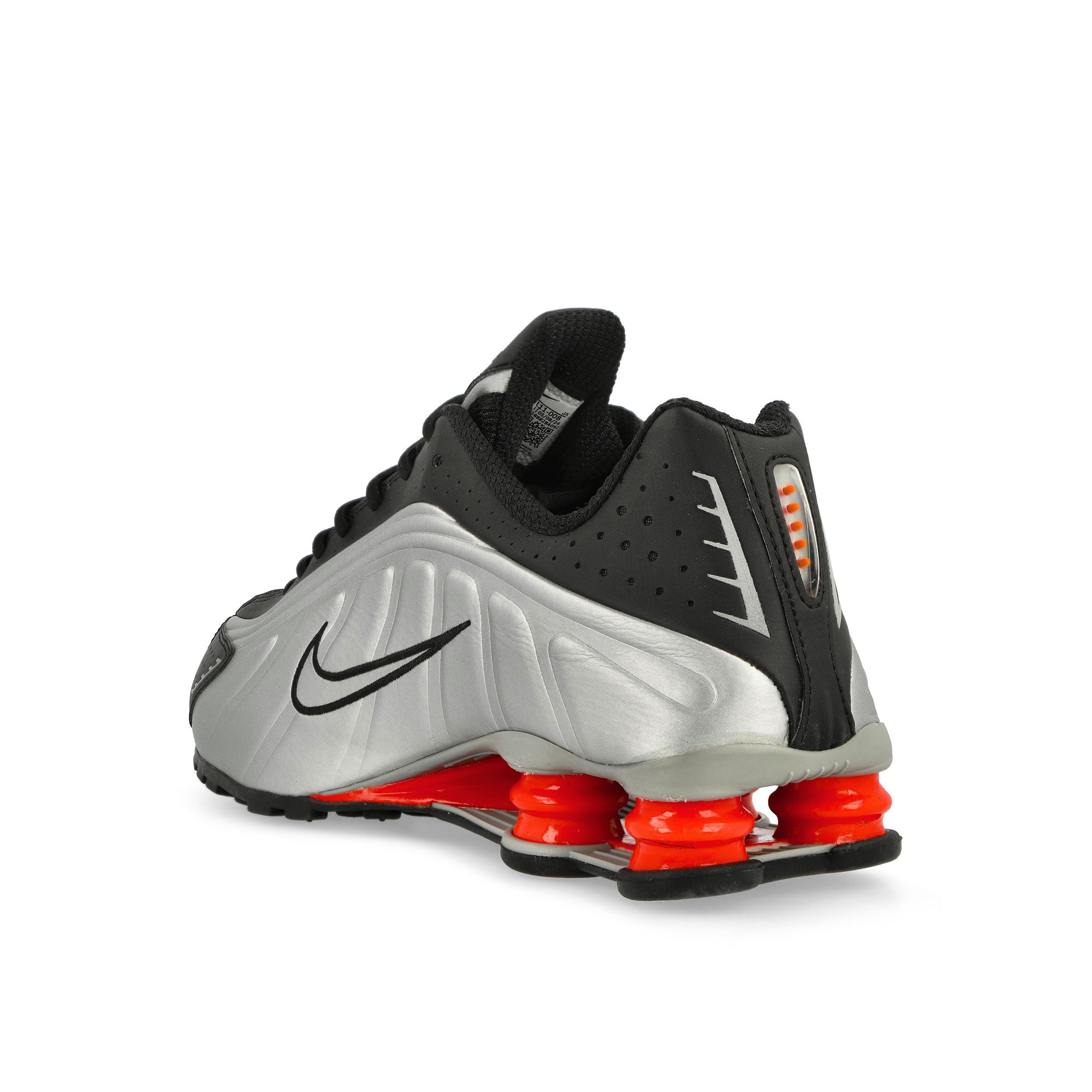 Nike Shox R4 Black / Metallic Sillver - Max Orange Low Top Sneakers Material | Overkill
