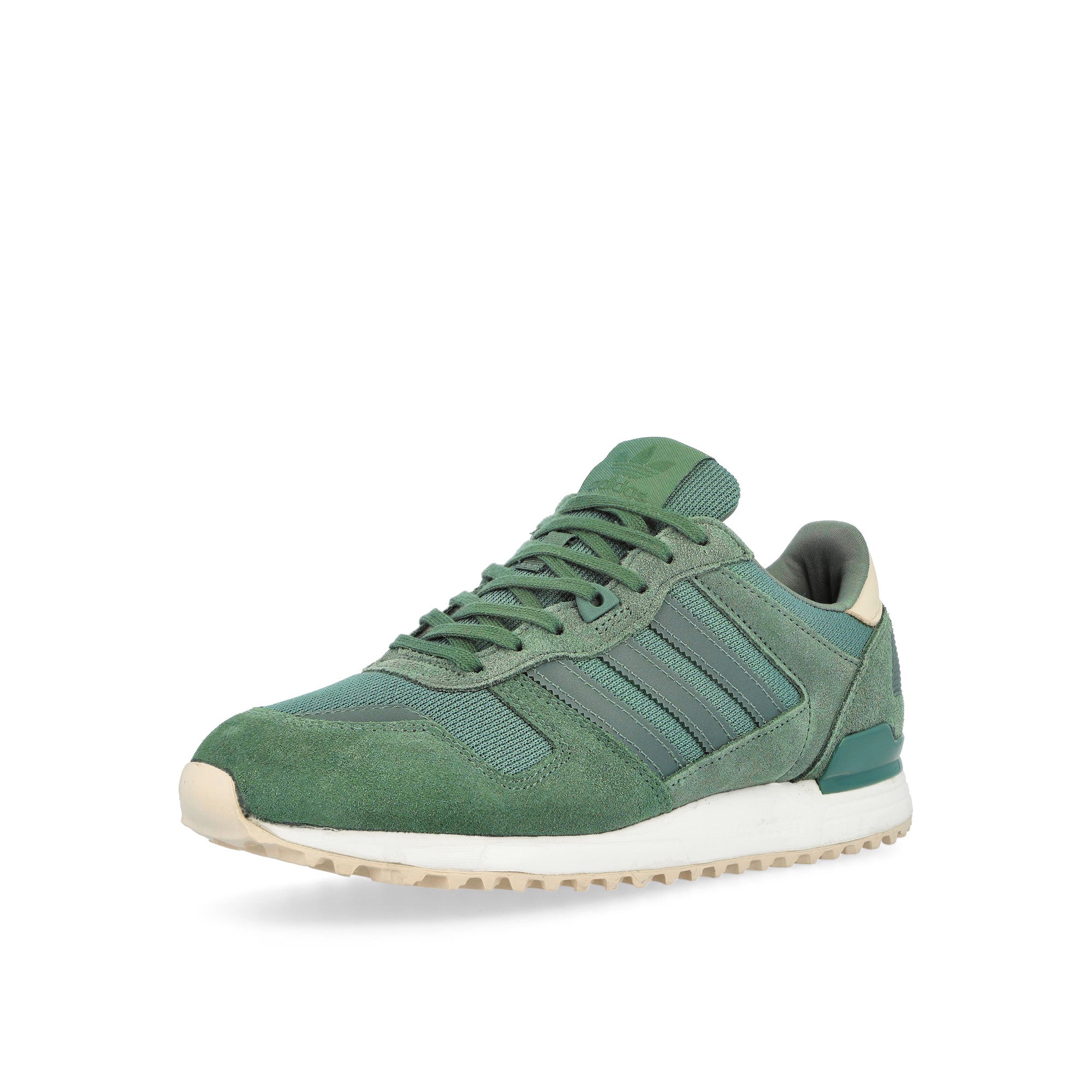 adidas Wmns ZX 700 Trace Green / Trace Green / Linen Low Top Sneakers Close Up | Overkill