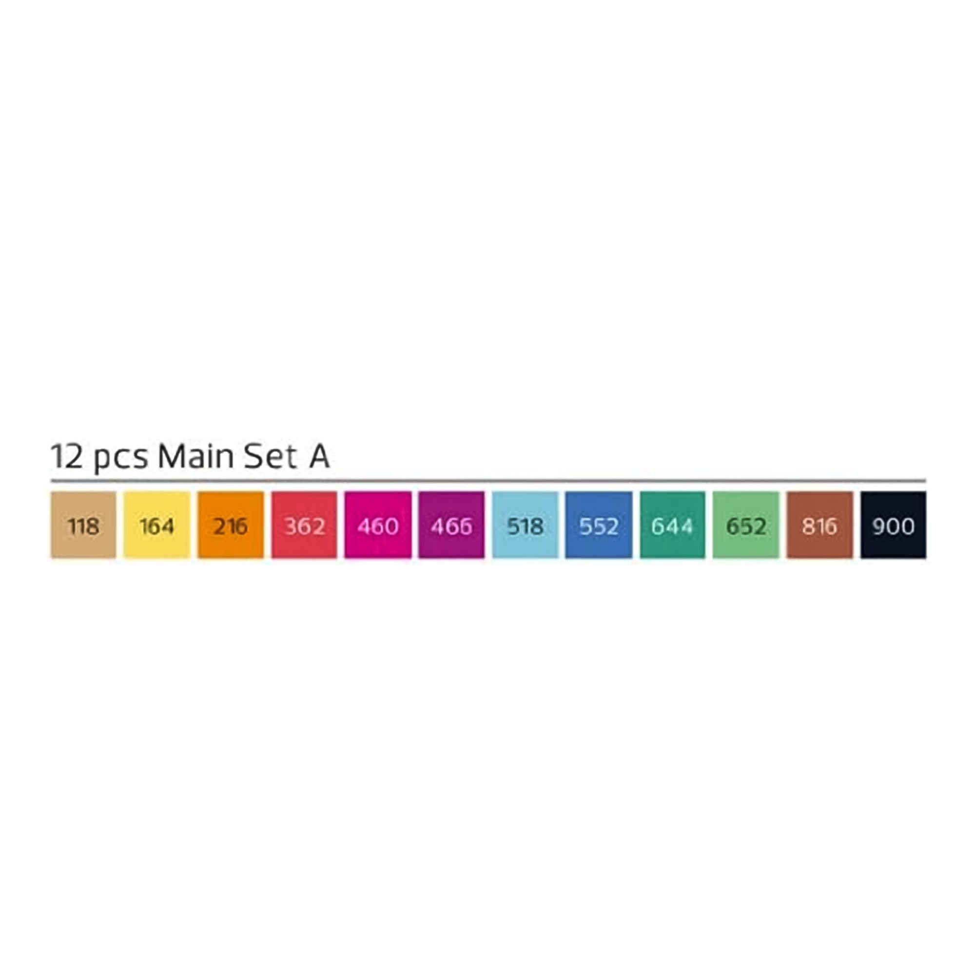 Stylefile Marker Brush 12er Main Set A Multicolored Marker Material | Overkill