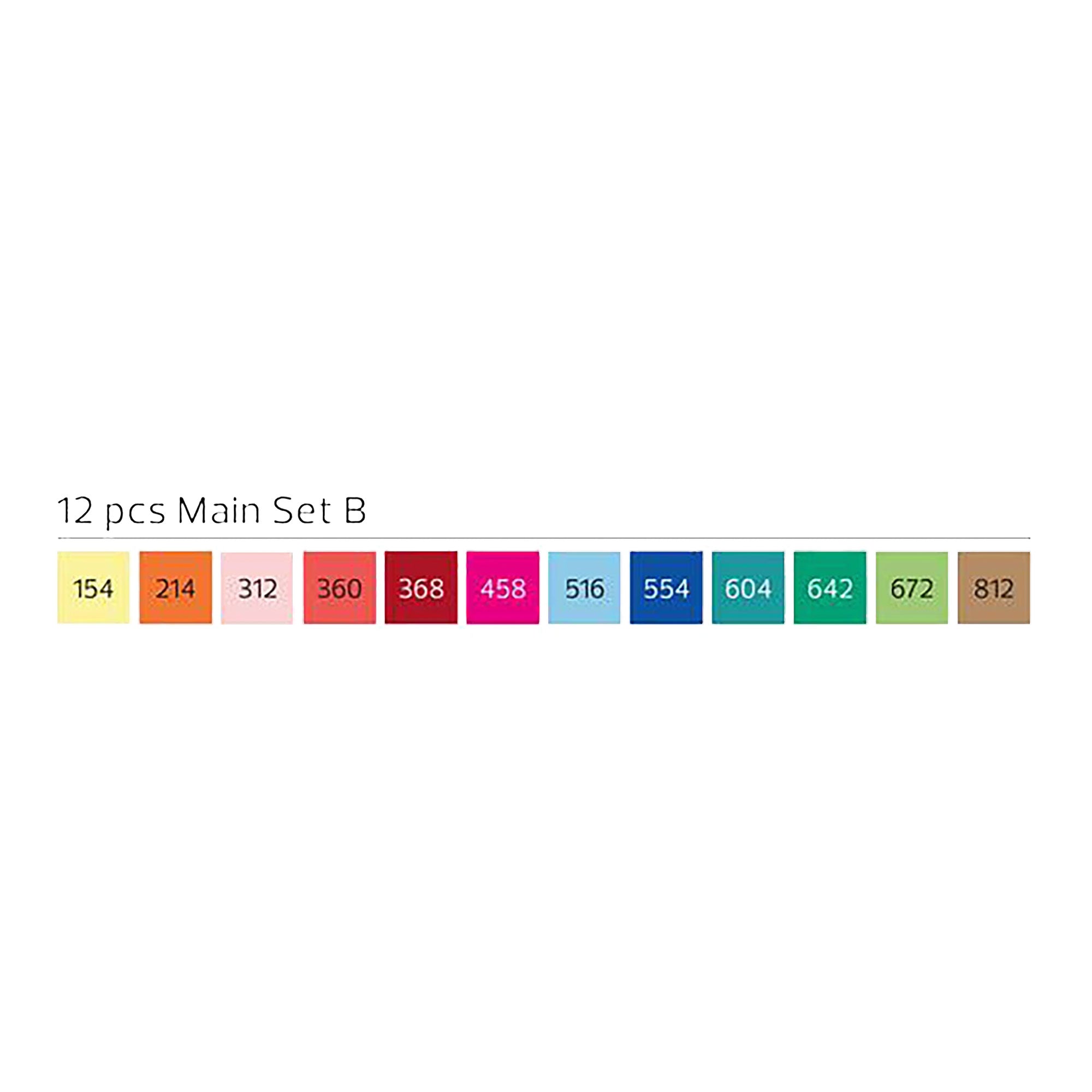Stylefile Marker Brush 12er Main Set B Multicolored Marker Material | Overkill