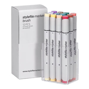 Stylefile Marker Brush 12er Main Set C Multicolored Marker SFSBR12MC | Overkill