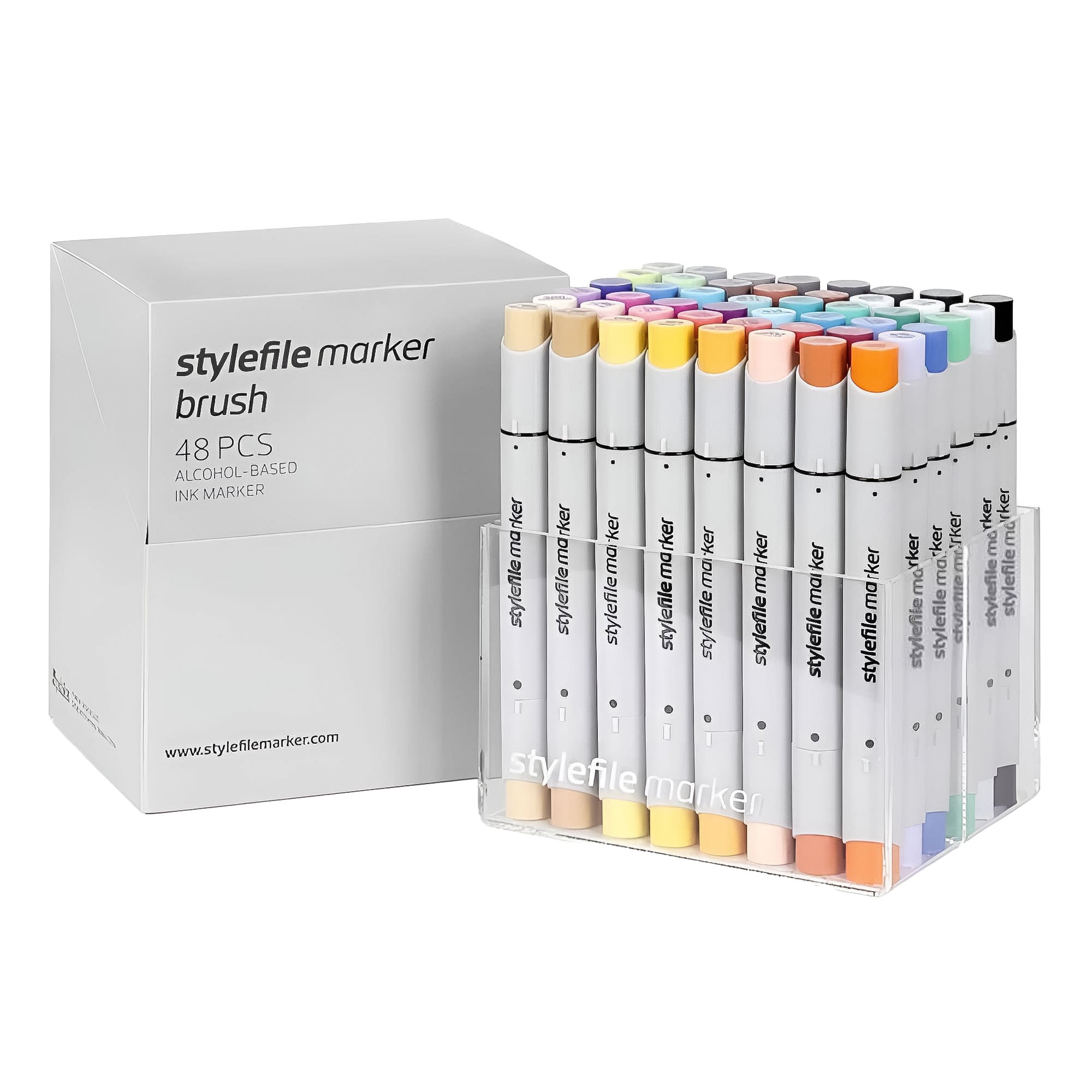 Stylefile Marker Brush 48er Main Set A Multicolored Marker SFSBR48MA | Overkill