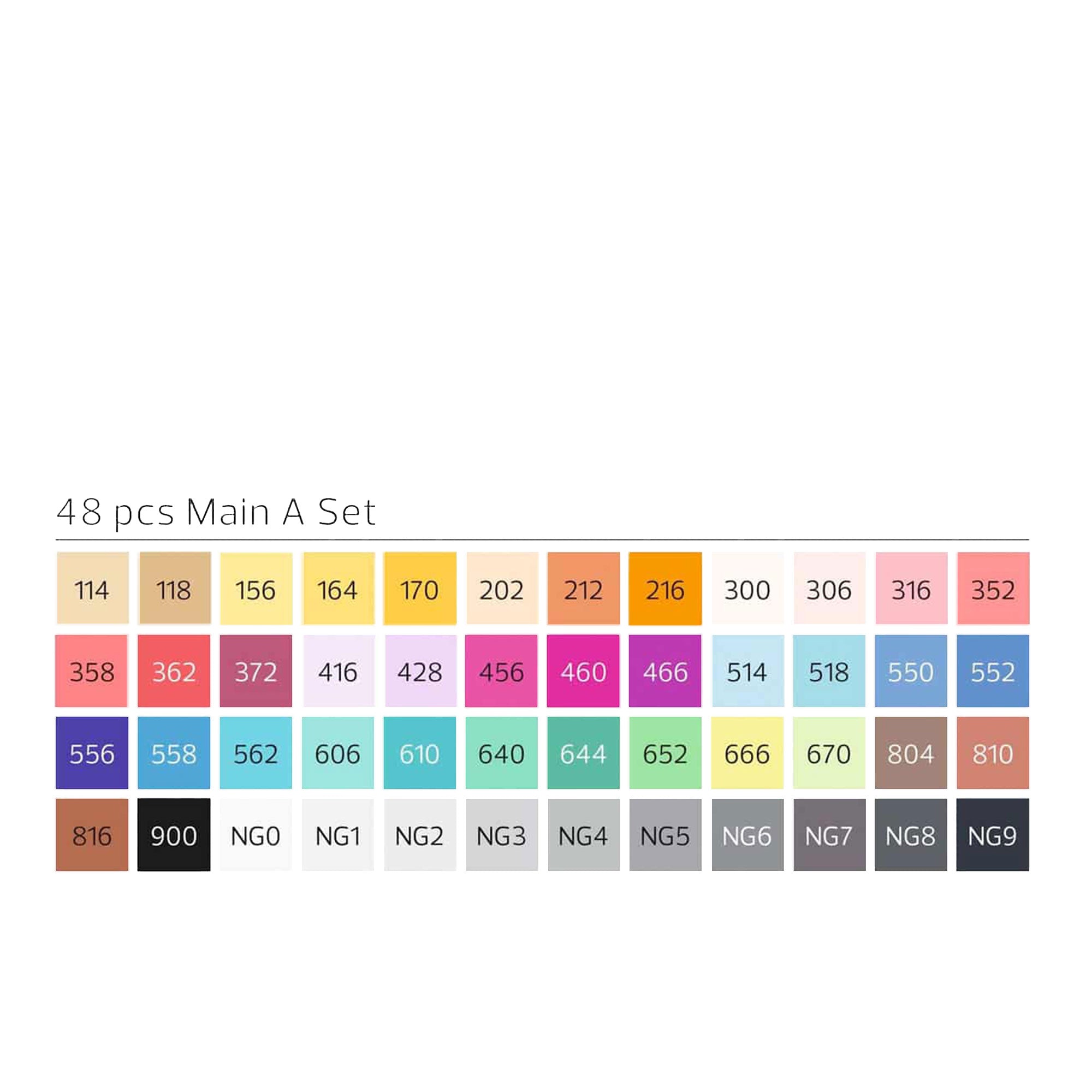 Stylefile Marker Brush 48er Main Set A Multicolored Marker Material | Overkill