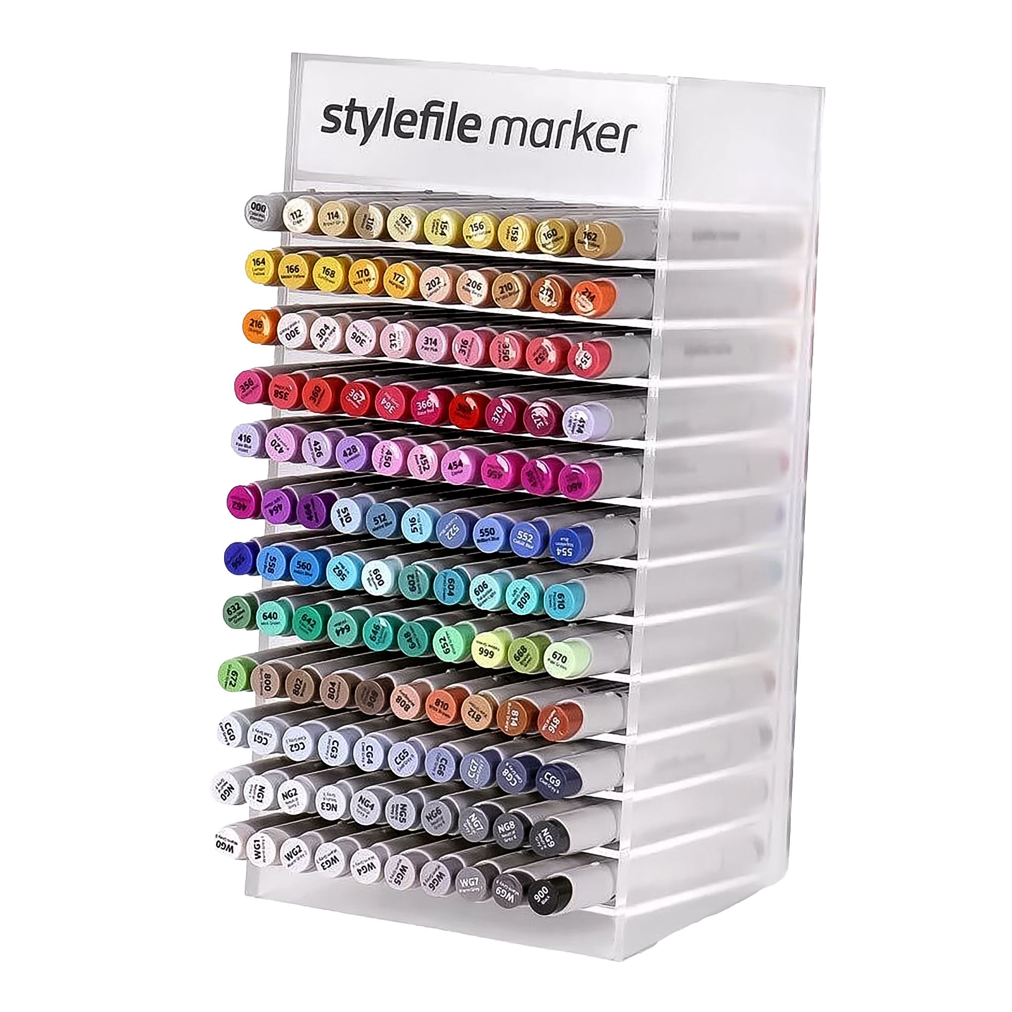 Stylefile Marker Brush 120er Full Display Set Multicolored Marker SFBRD120 | Overkill