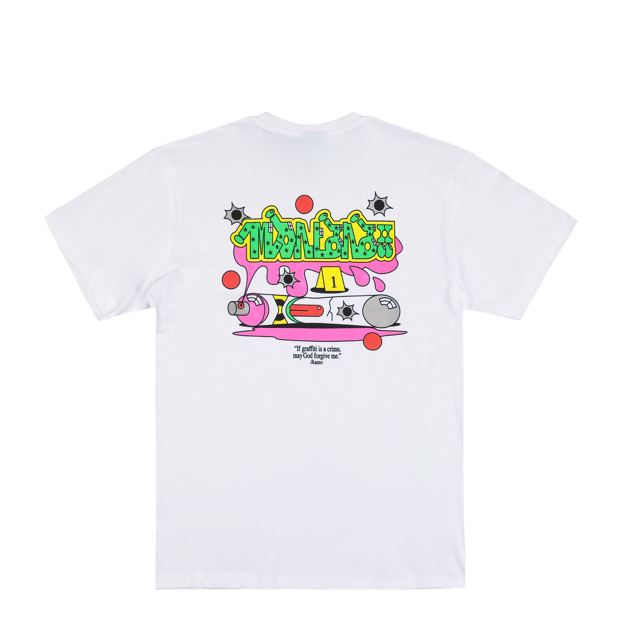 Montana Bullet By Fresh T-Shirt White T-Shirts 10473X-WHT Detailfoto | Overkill