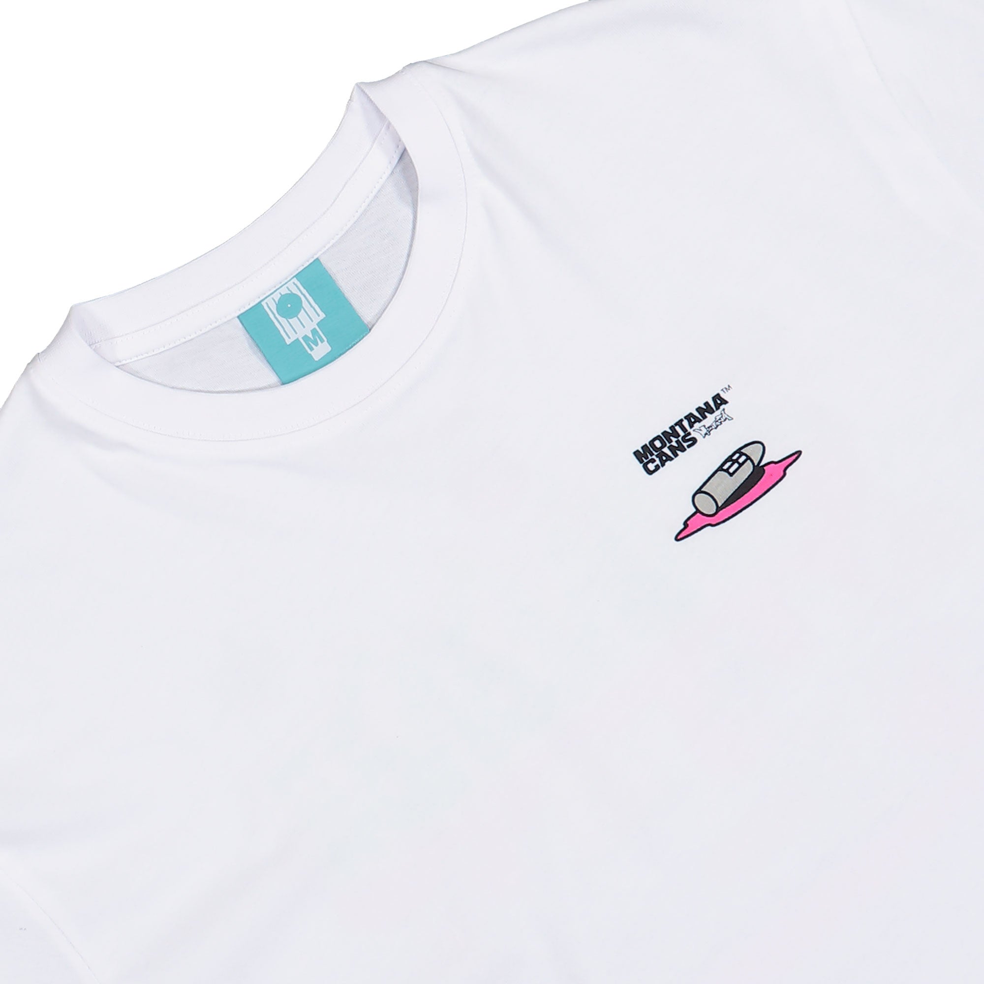 Montana Bullet By Fresh T-Shirt White T-Shirts 10473X-WHT Close-up | Overkill