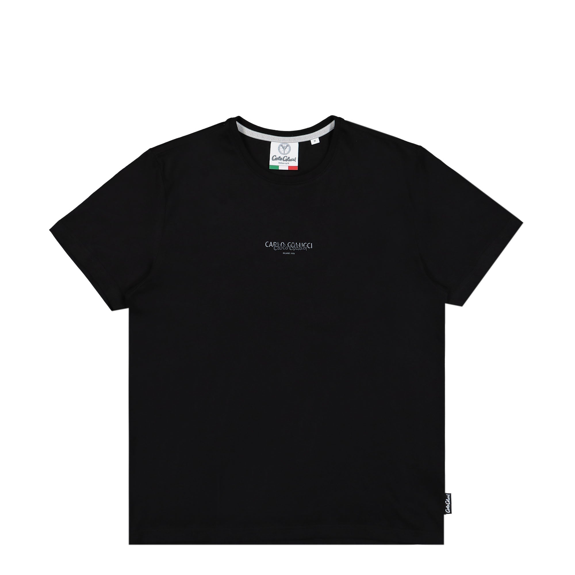 Carlo Colucci T-Shirt Basic Line Black T-Shirts C2776 20 | Overkill