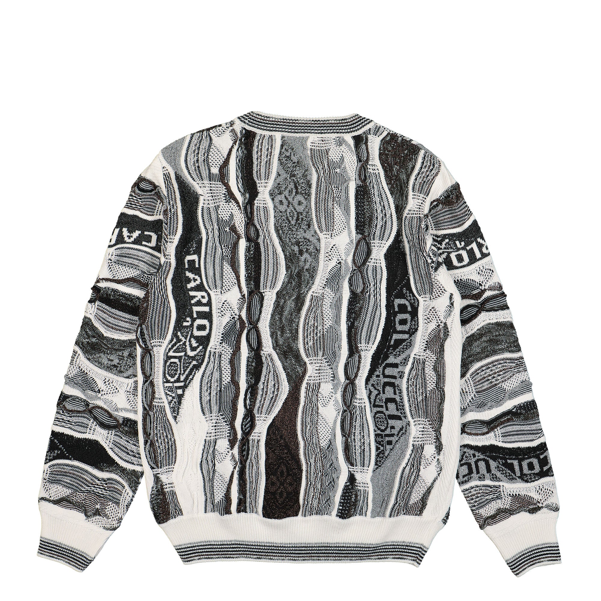 Carlo Colucci Pullover White / Grey Sweatshirts Material | Overkill