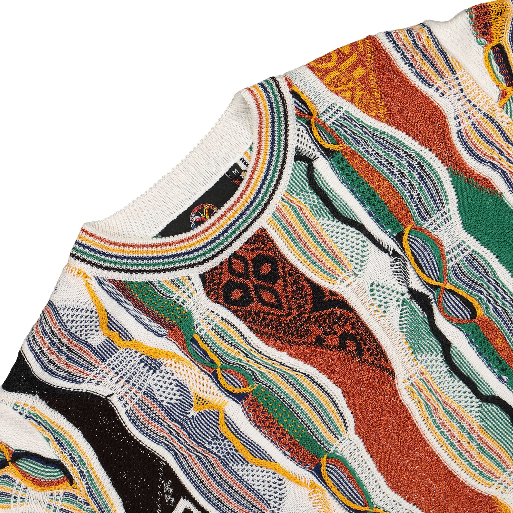 Carlo Colucci Pullover White / Green Sweatshirts Close-up | Overkill