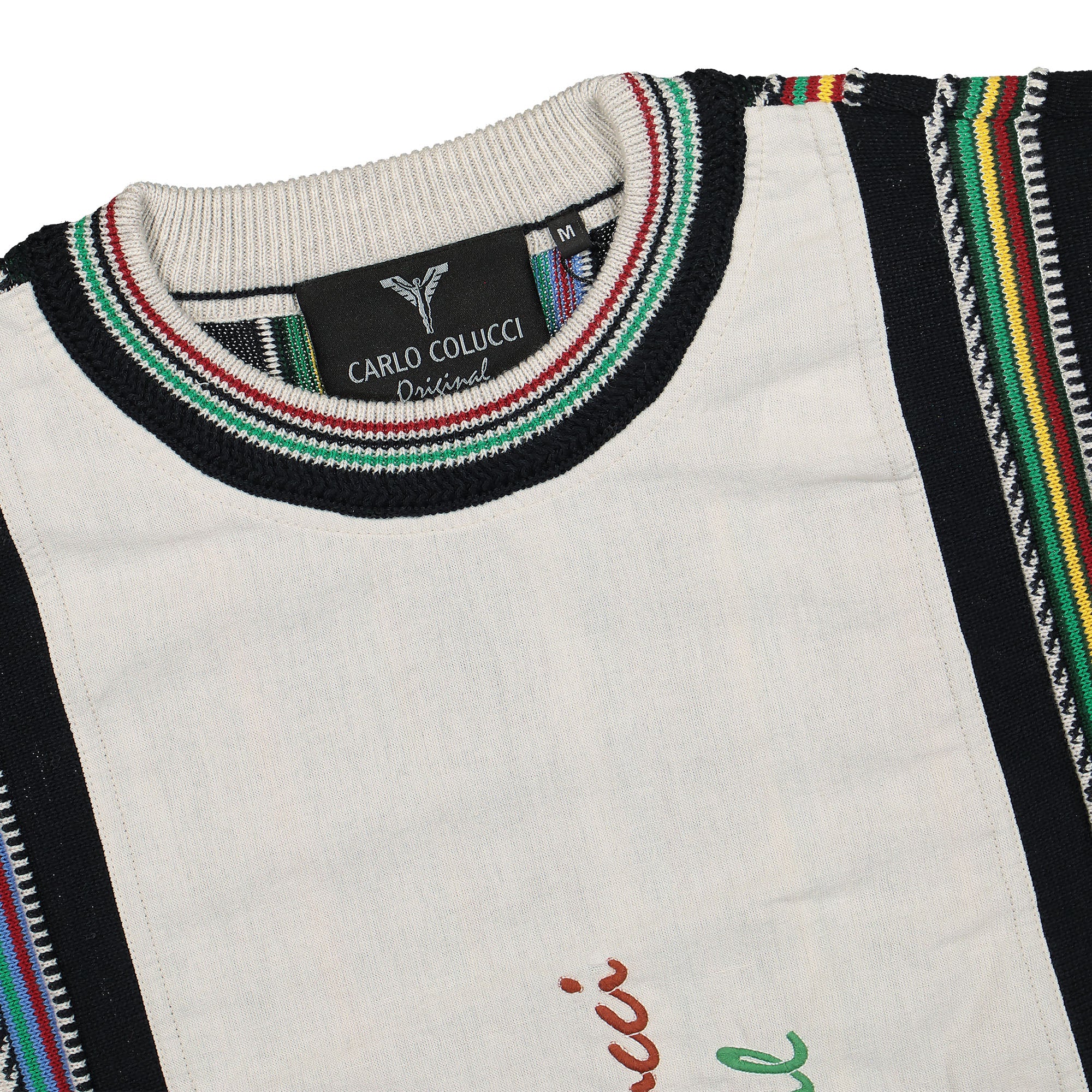 Carlo Colucci Original Pullover Beige Sweatshirts Detailfoto | Overkill