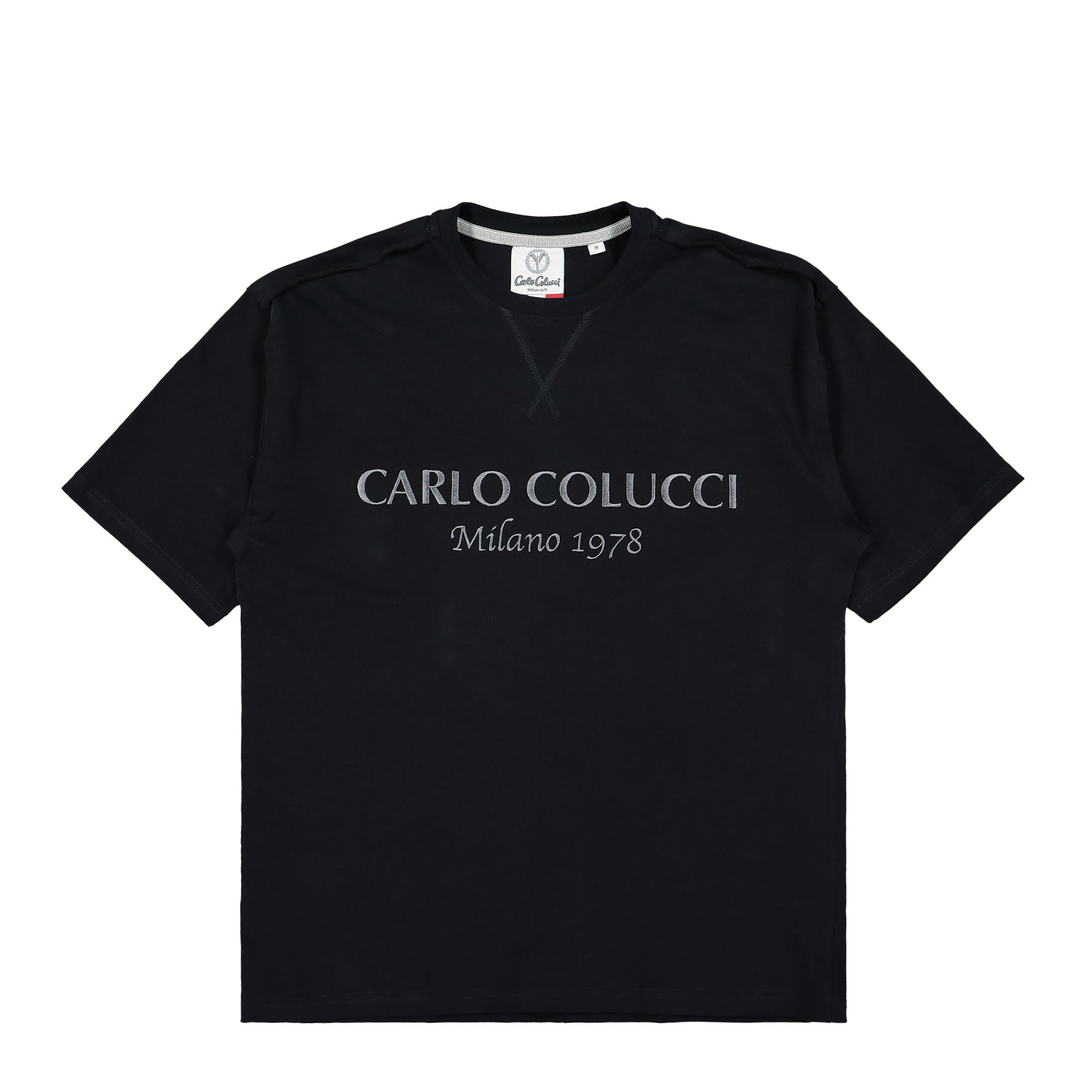 Carlo Colucci Oversize T-Shirt Black T-Shirts C3006 20 | Overkill