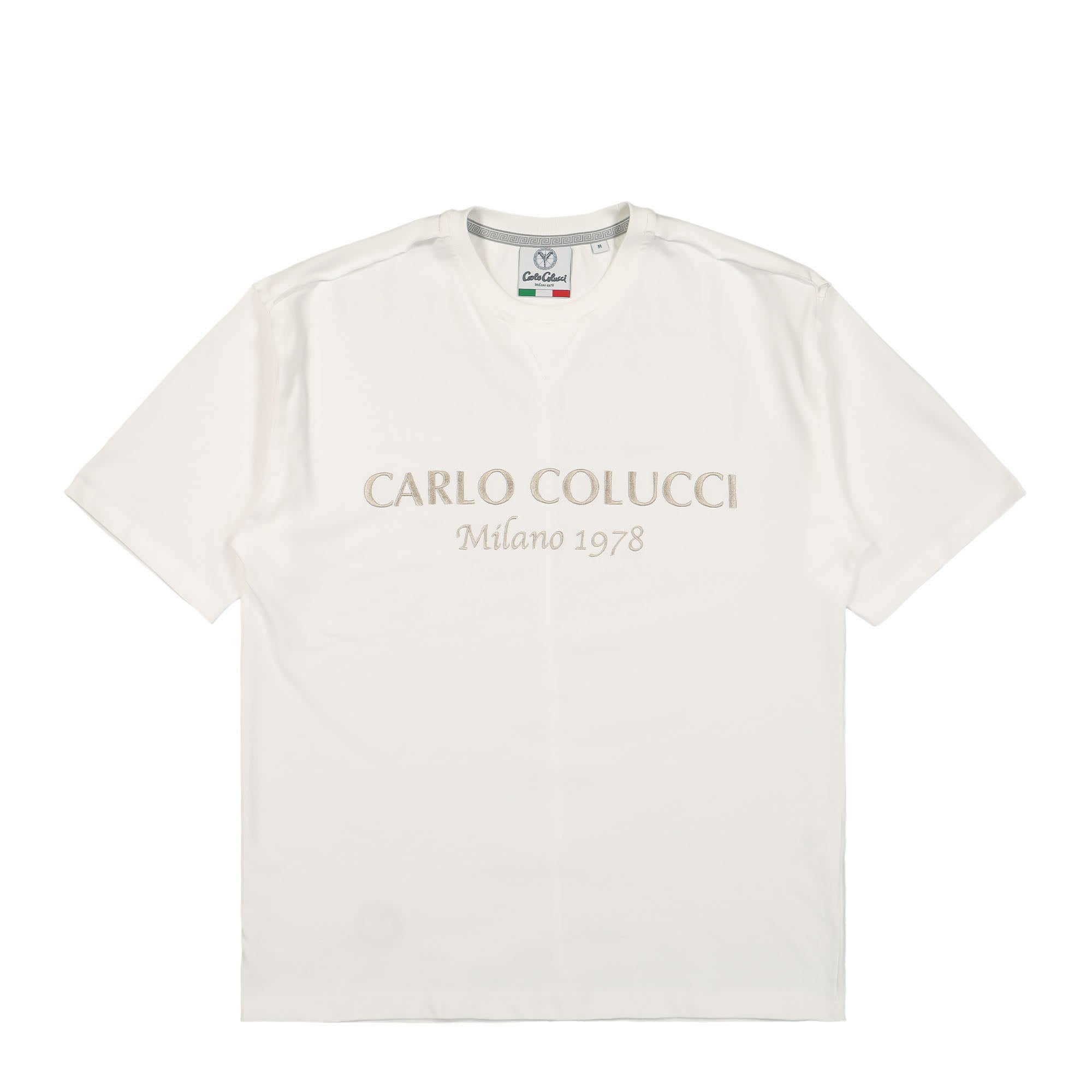 Carlo Colucci Oversize T-Shirt White T-Shirts C3006 59 | Overkill