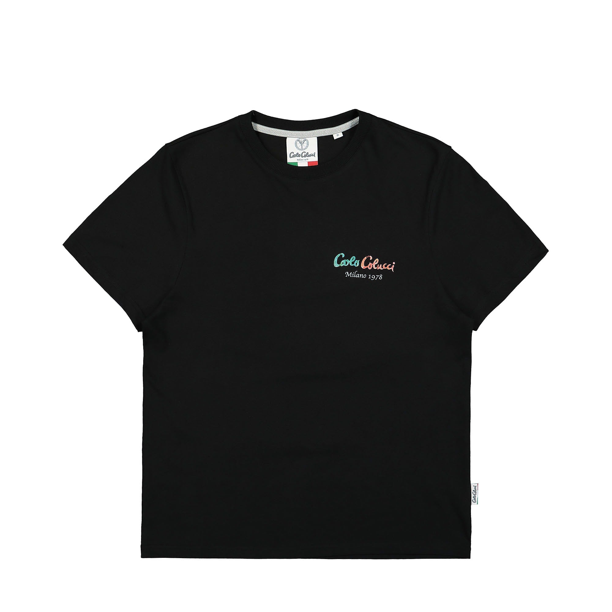 Carlo Colucci T-Shirt Black T-Shirts C3071-20 | Overkill