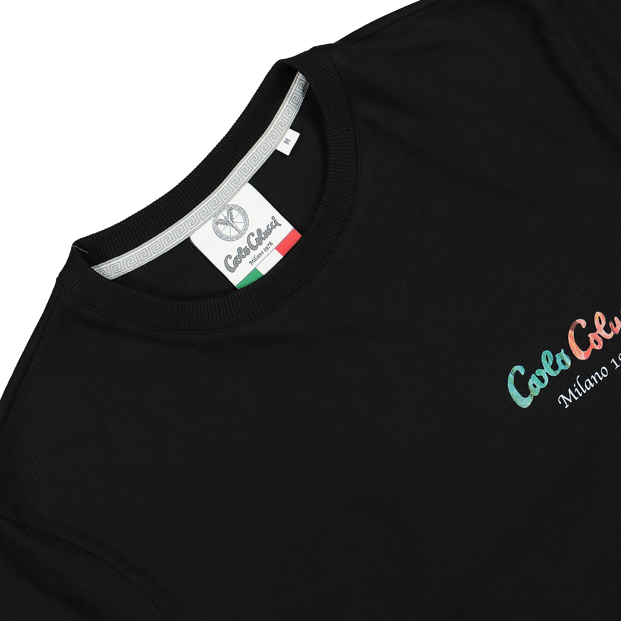 Carlo Colucci T-Shirt Black T-Shirts Material | Overkill