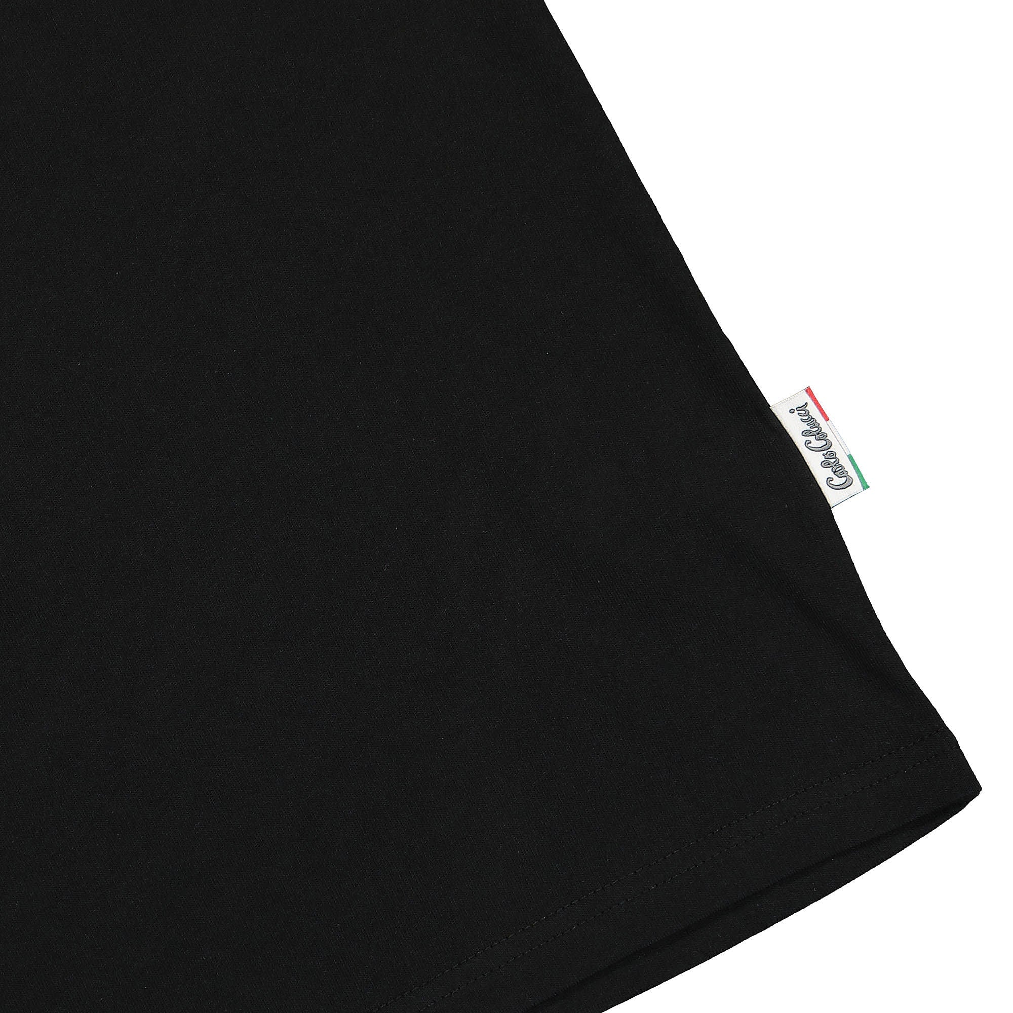 Carlo Colucci T-Shirt Black T-Shirts Detailfoto | Overkill