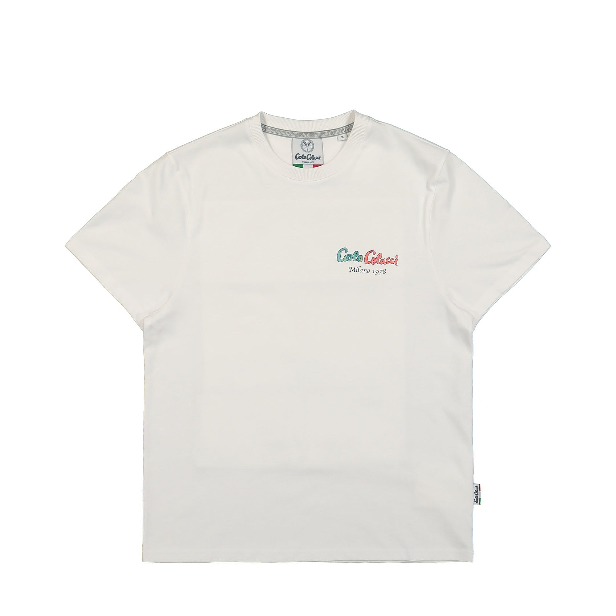 Carlo Colucci T-Shirt White T-Shirts C3071-29 | Overkill