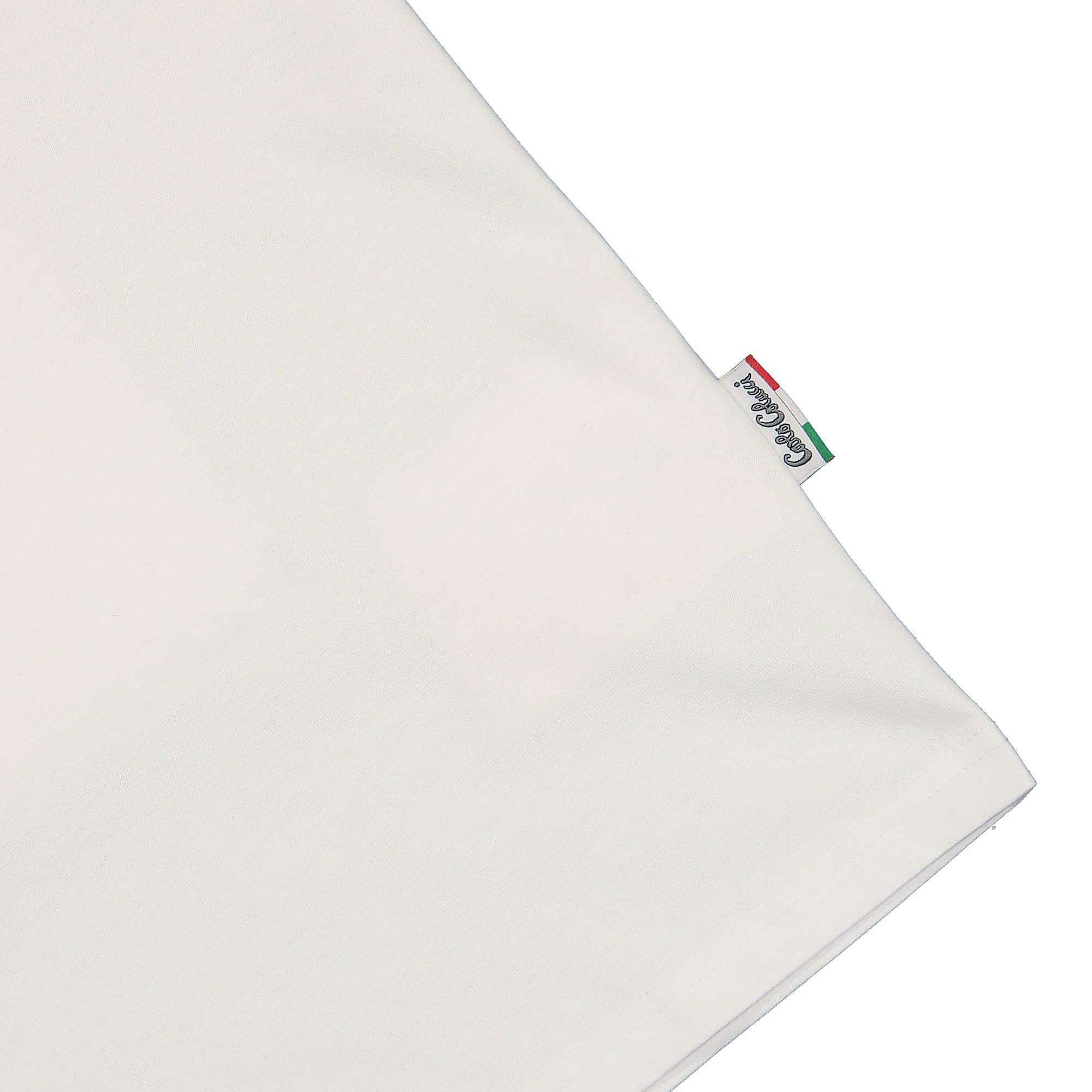 Carlo Colucci T-Shirt White T-Shirts Detailfoto | Overkill