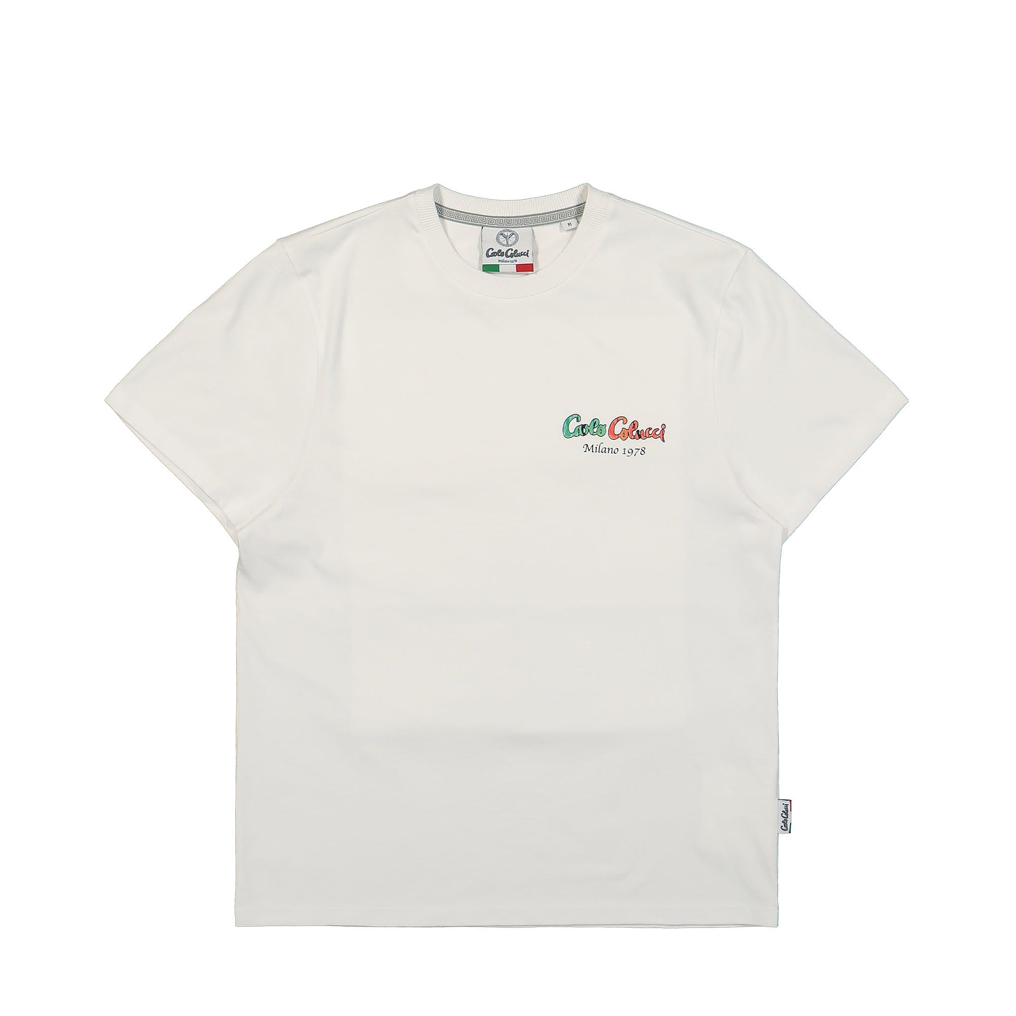 Carlo Colucci T-Shirt White T-Shirts C3091-29 | Overkill