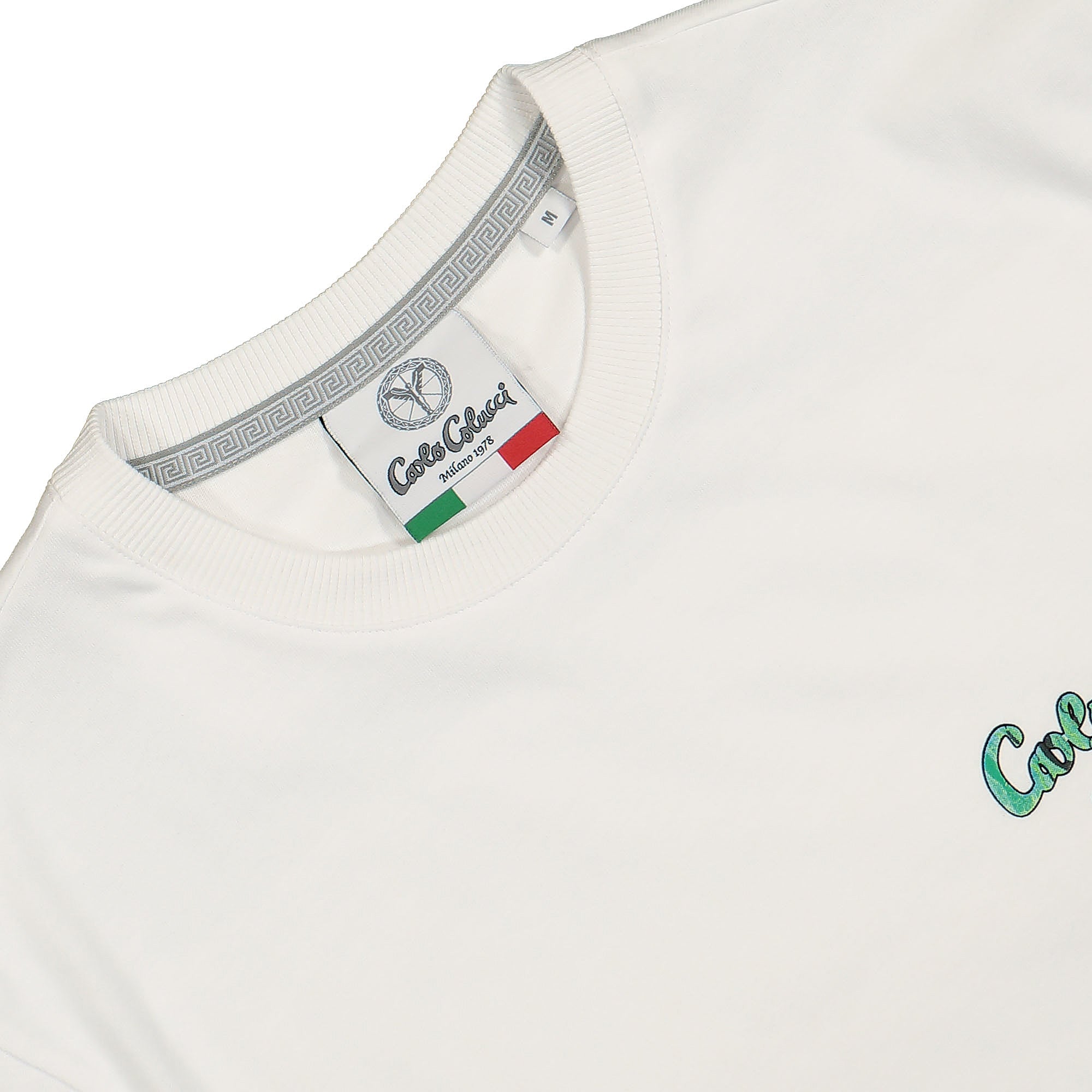 Carlo Colucci T-Shirt White T-Shirts Material | Overkill