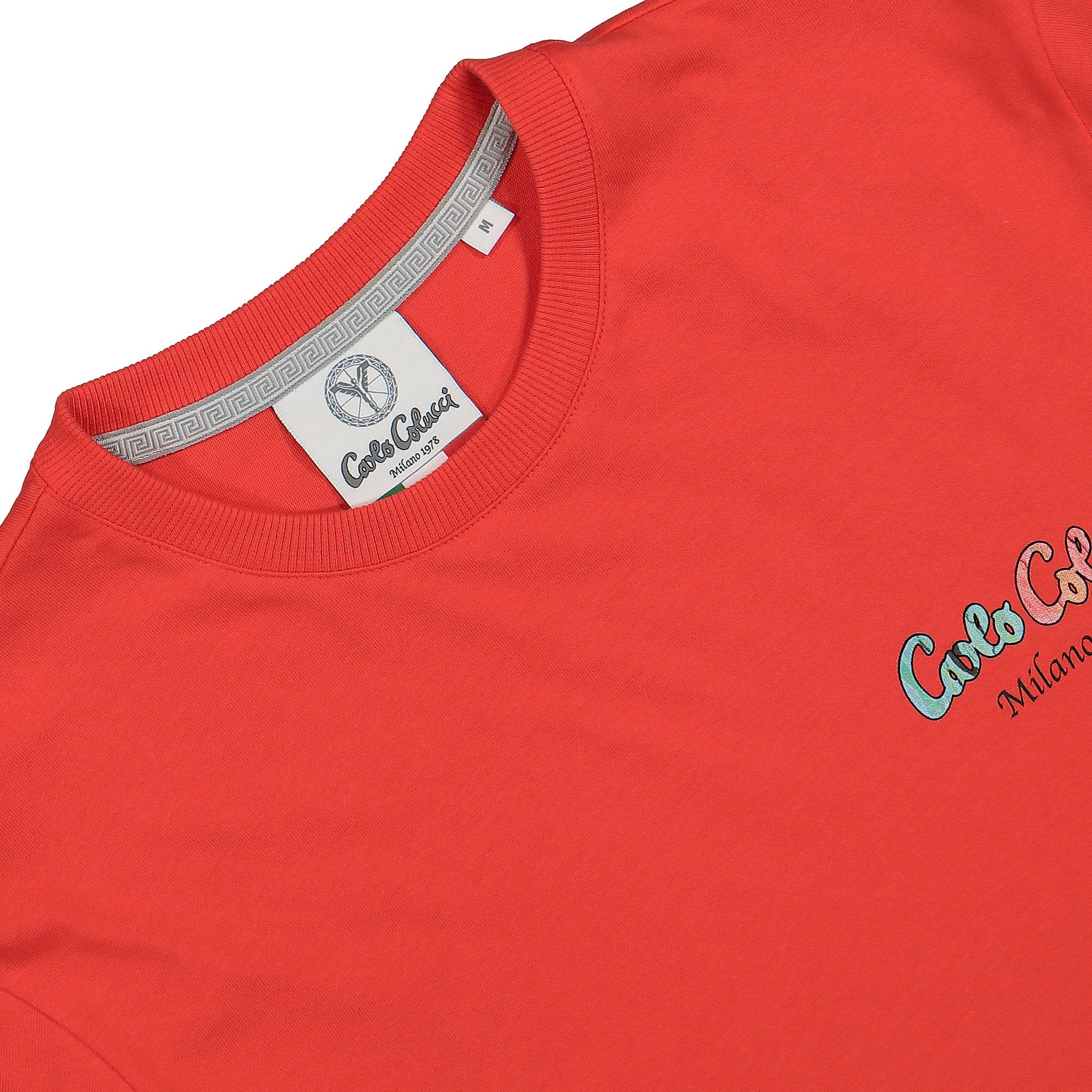 Carlo Colucci T-Shirt Red T-Shirts Material | Overkill