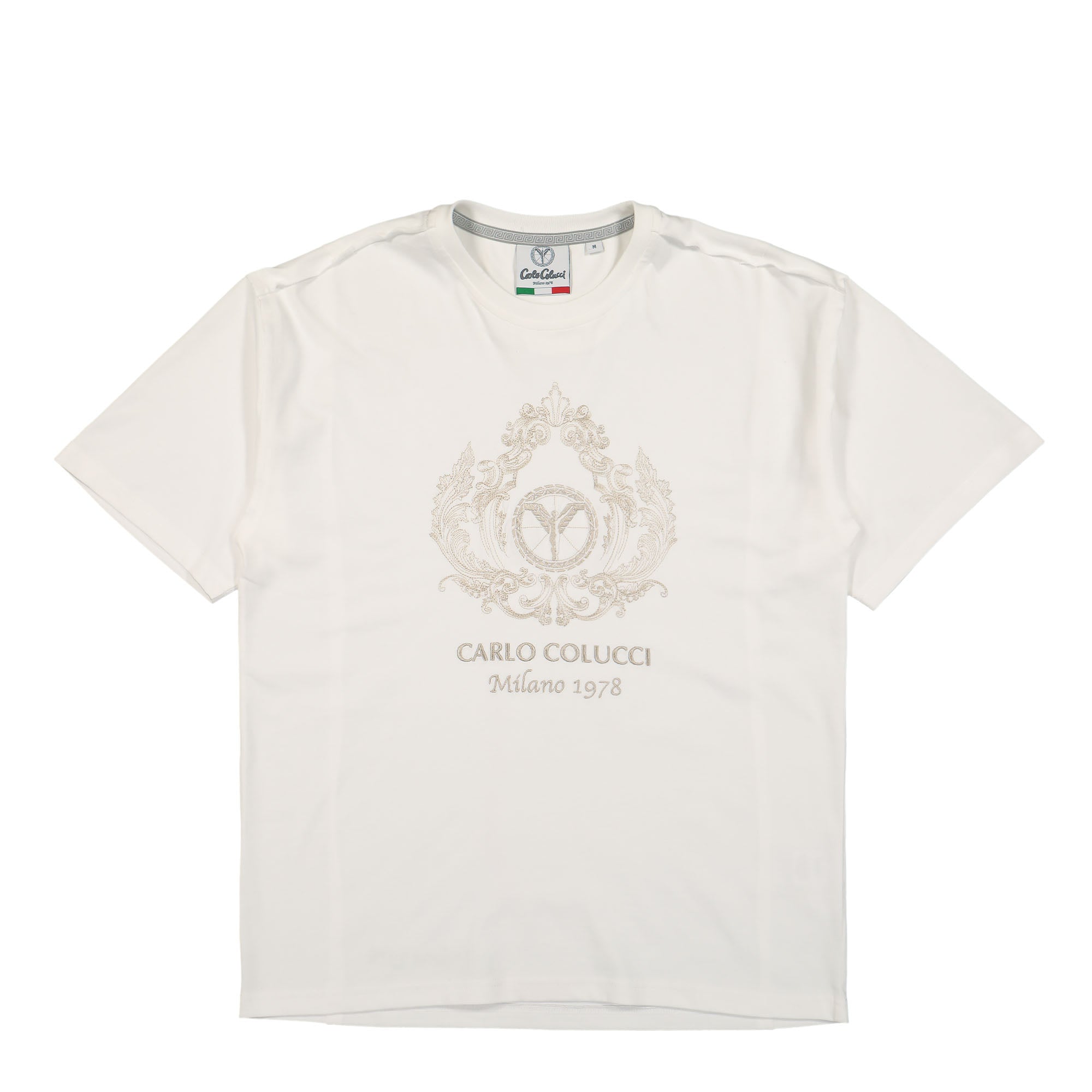 Carlo Colucci Oversize T-Shirt White T-Shirts C3347 59 | Overkill