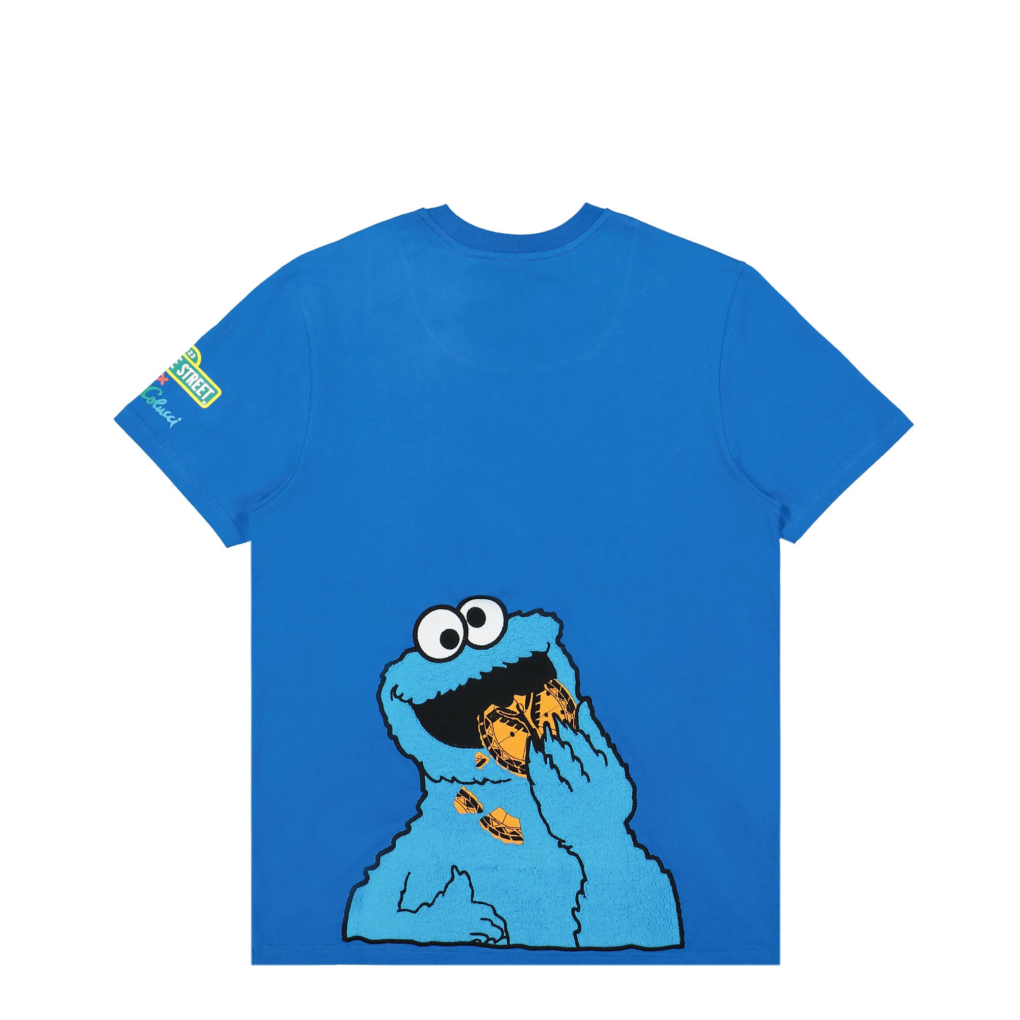 Carlo Colucci T-Shirt Blue T-Shirts Close-up | Overkill
