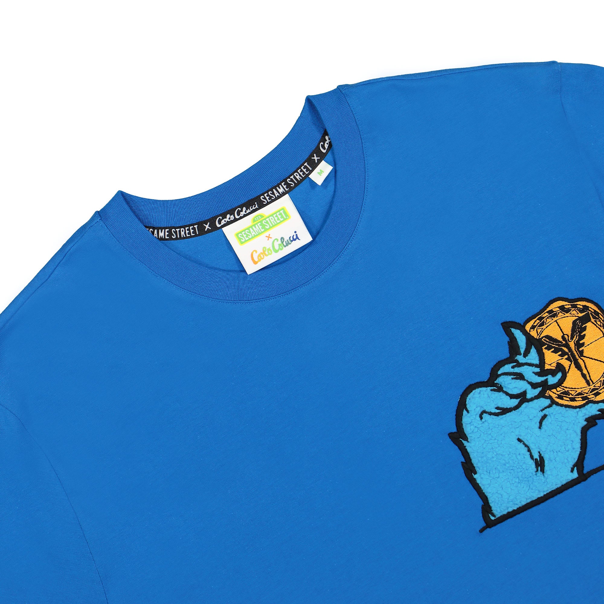 Carlo Colucci T-Shirt Blue T-Shirts Material | Overkill