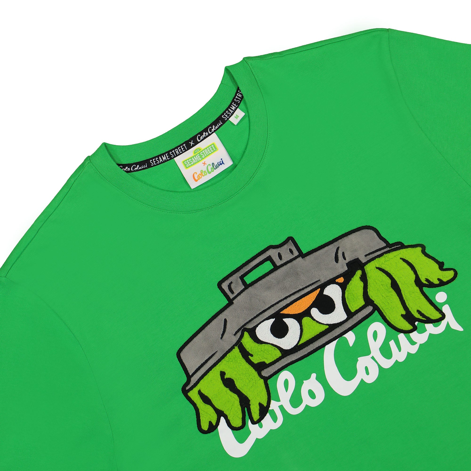 Carlo Colucci T-Shirt Green T-Shirts Close-up | Overkill
