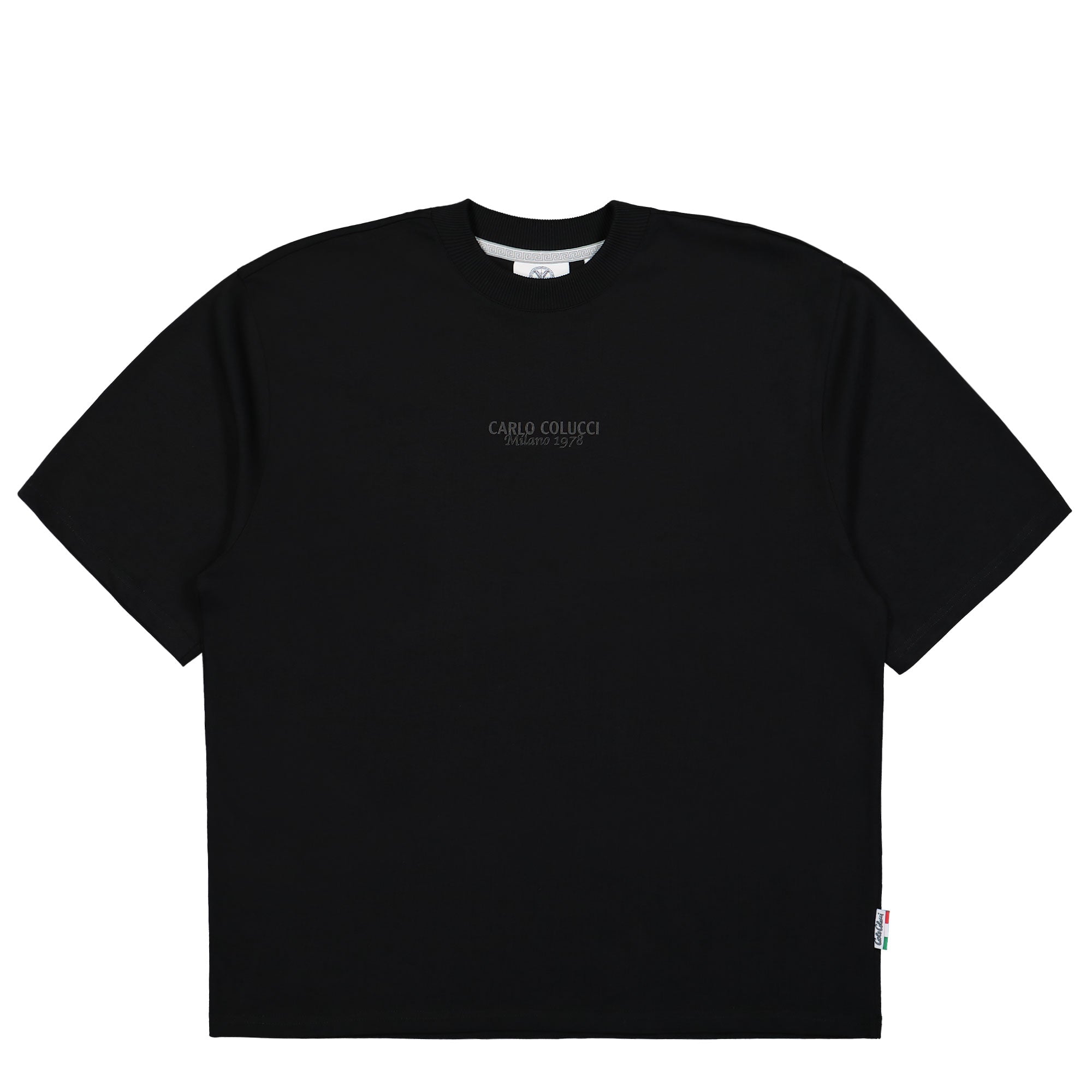 Carlo Colucci Oversized T-Shirt Black T-Shirts C3457 20 | Overkill