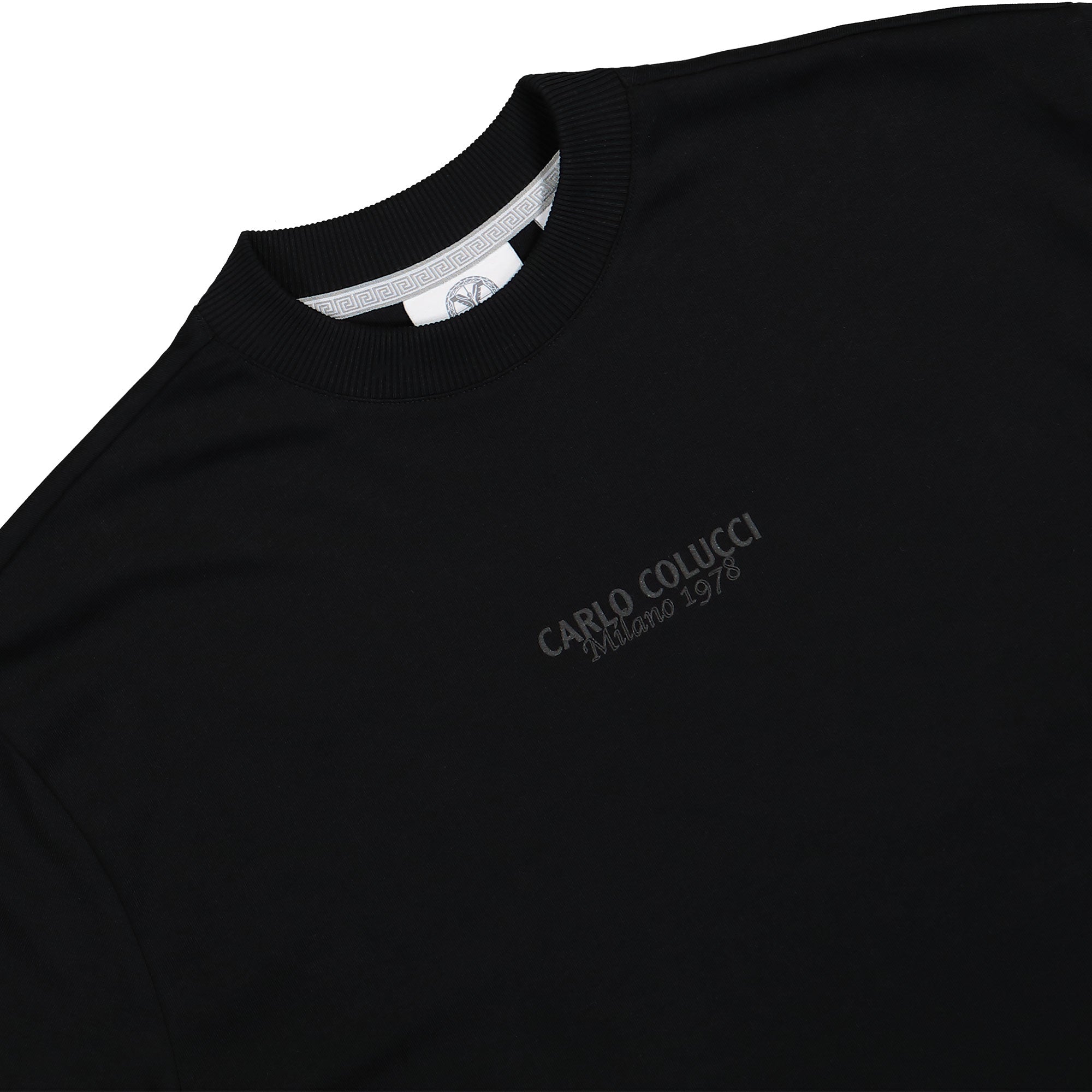 Carlo Colucci Oversized T-Shirt Black T-Shirts Material | Overkill