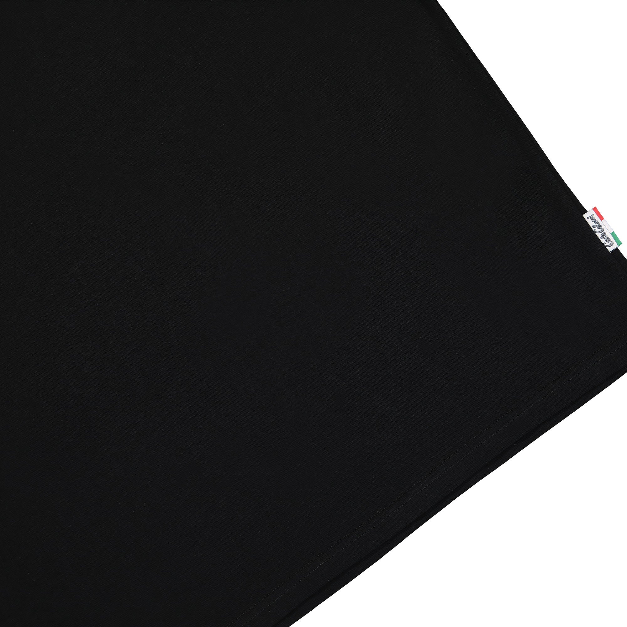 Carlo Colucci Oversized T-Shirt Black T-Shirts Detailfoto | Overkill