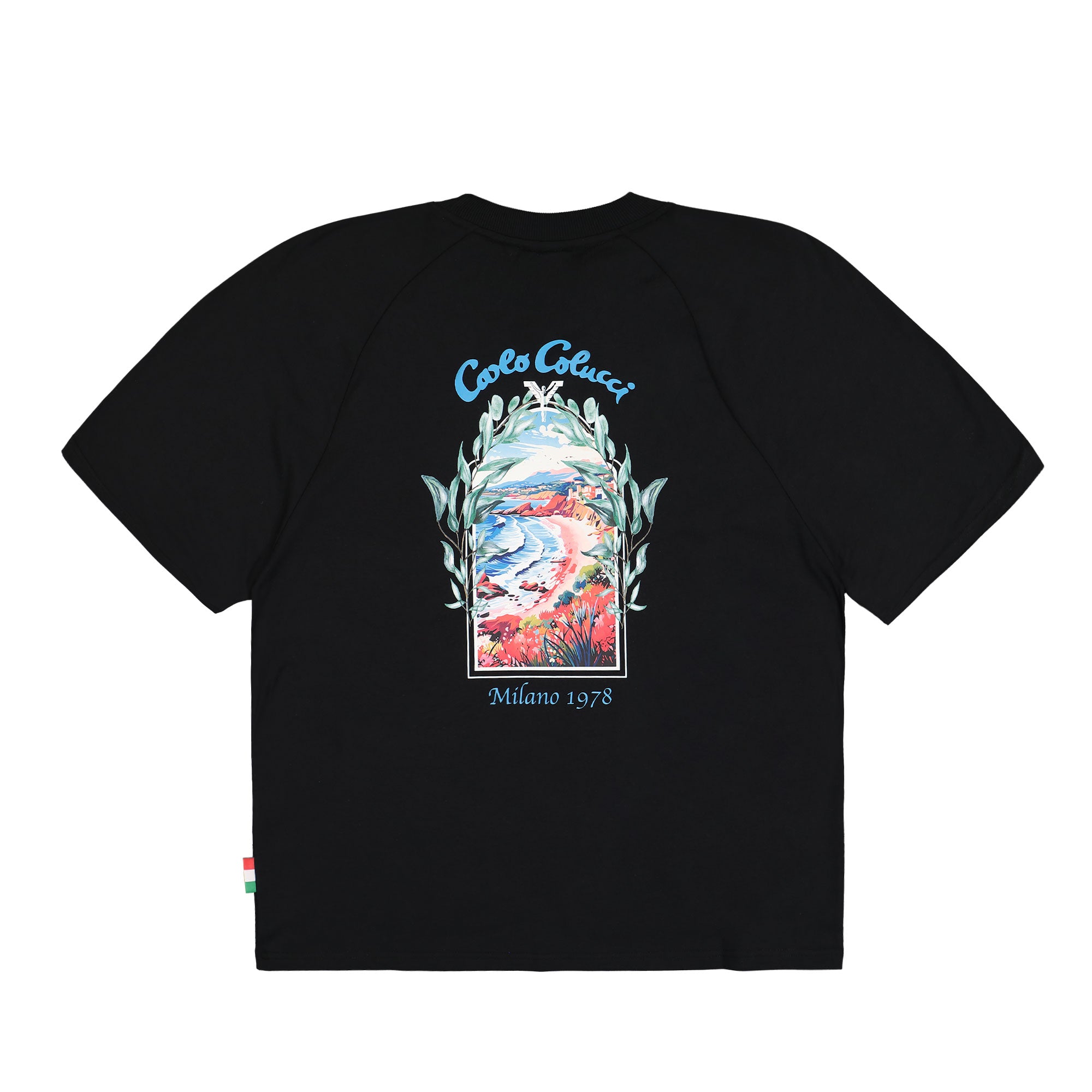 Carlo Colucci T-Shirt Black T-Shirts Close-up | Overkill