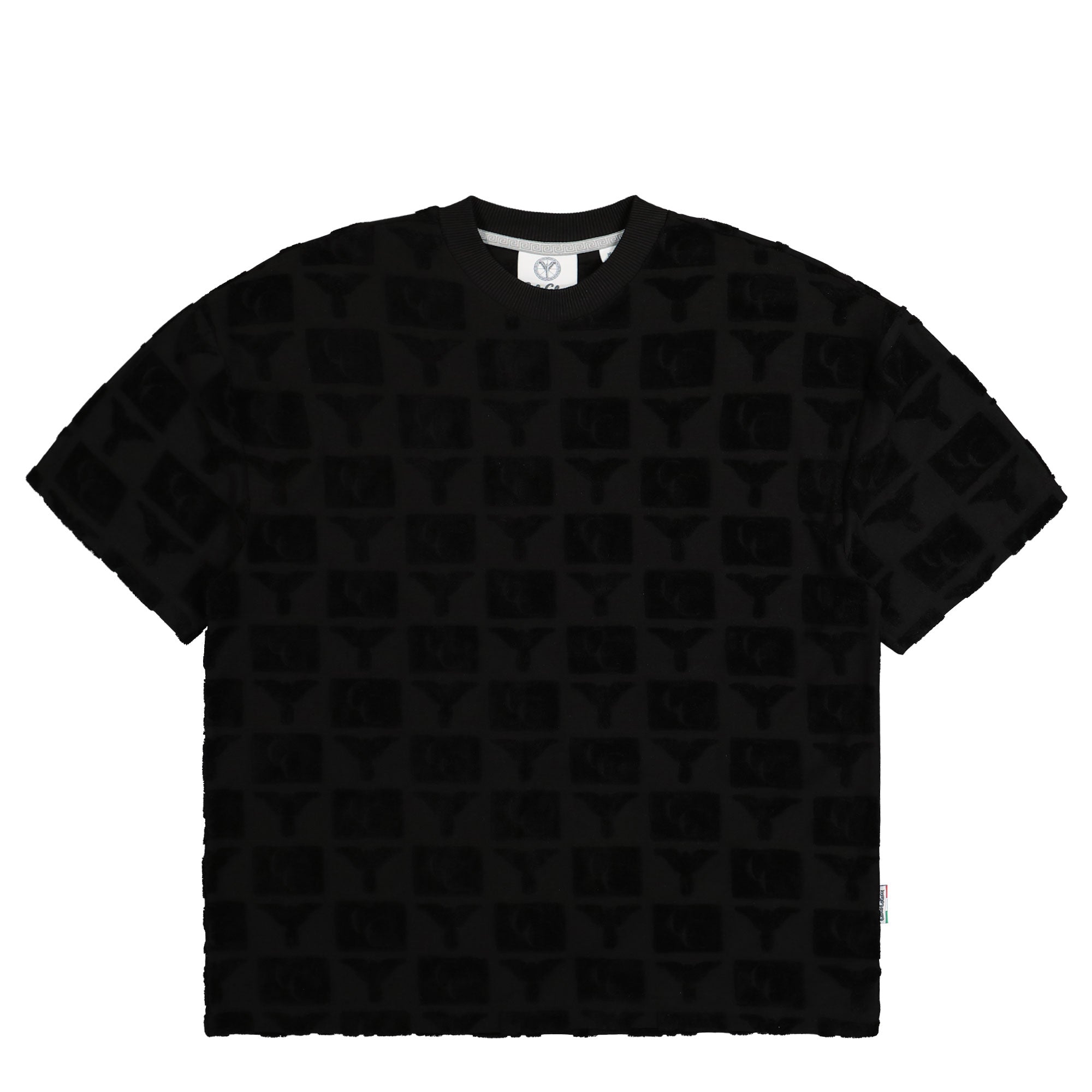 Carlo Colucci Beachwear T-Shirt Black T-Shirts C3466 20 | Overkill