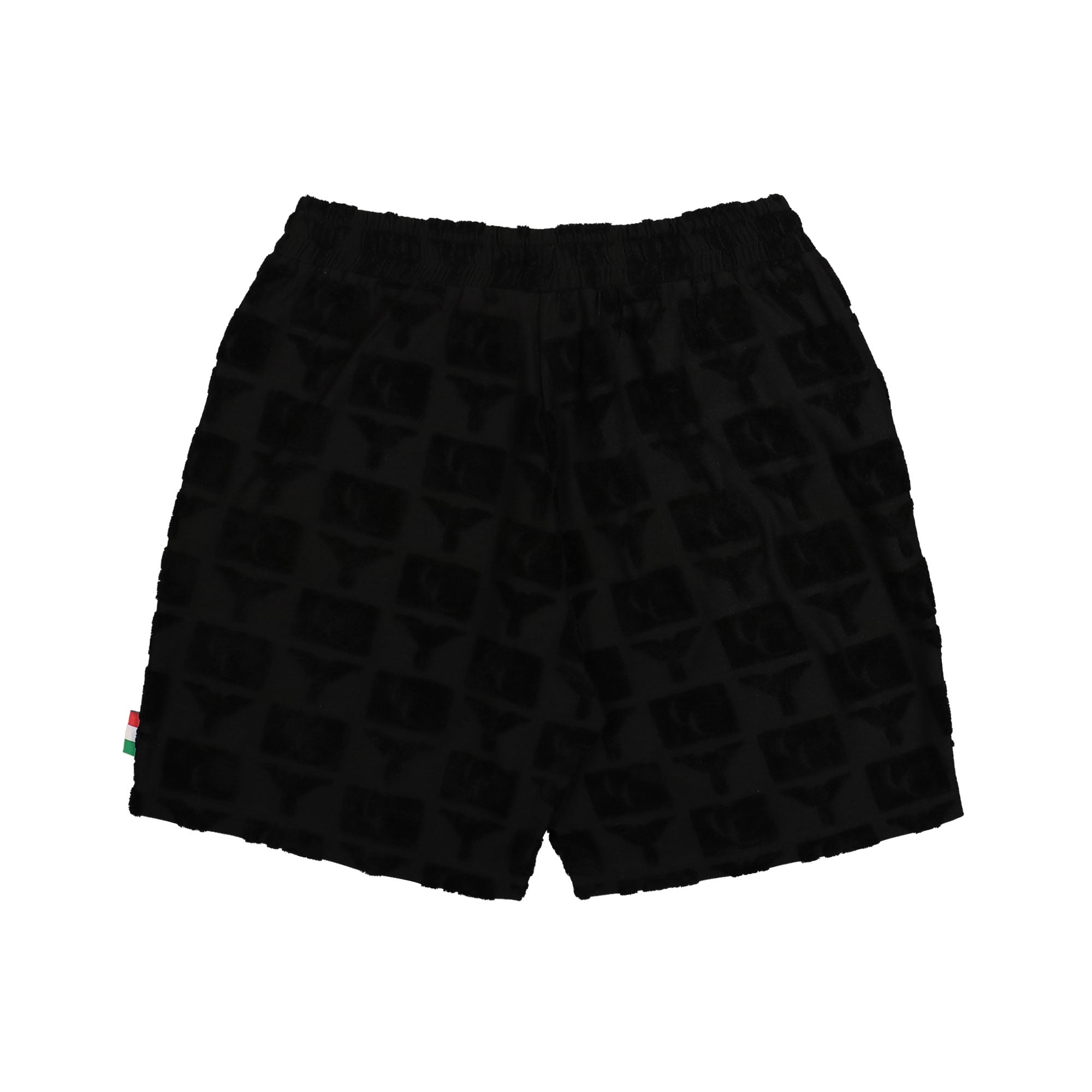 Carlo Colucci Beachwear Shorts Frottee Black Shorts Material | Overkill
