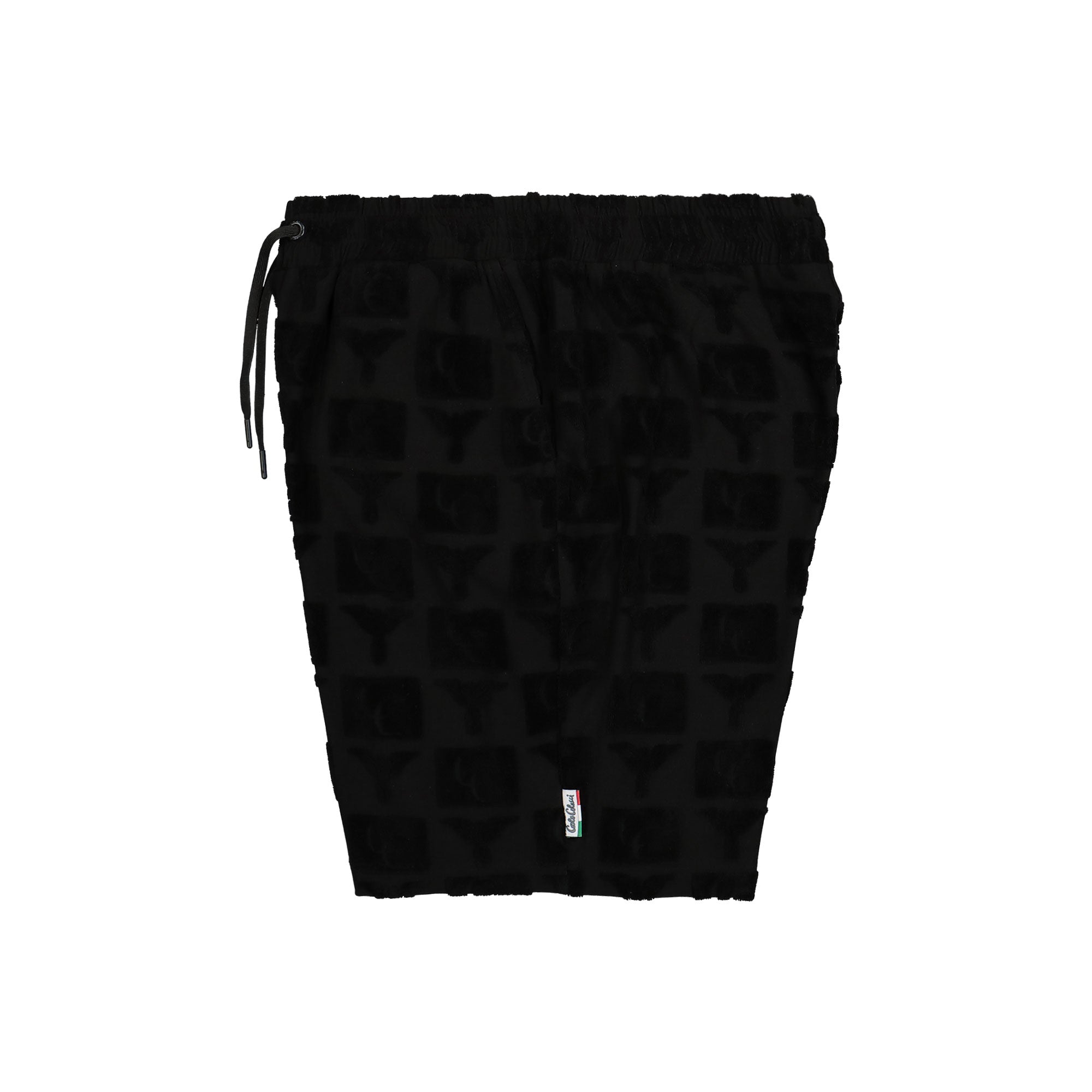 Carlo Colucci Beachwear Shorts Frottee Black Shorts Detail view 1 | Overkill