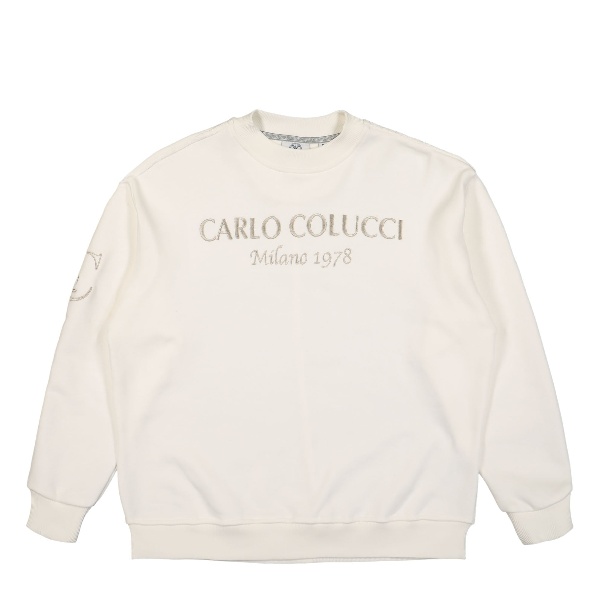 Carlo Colucci Oversize Sweatshirt White Sweatshirts C4330 59 | Overkill
