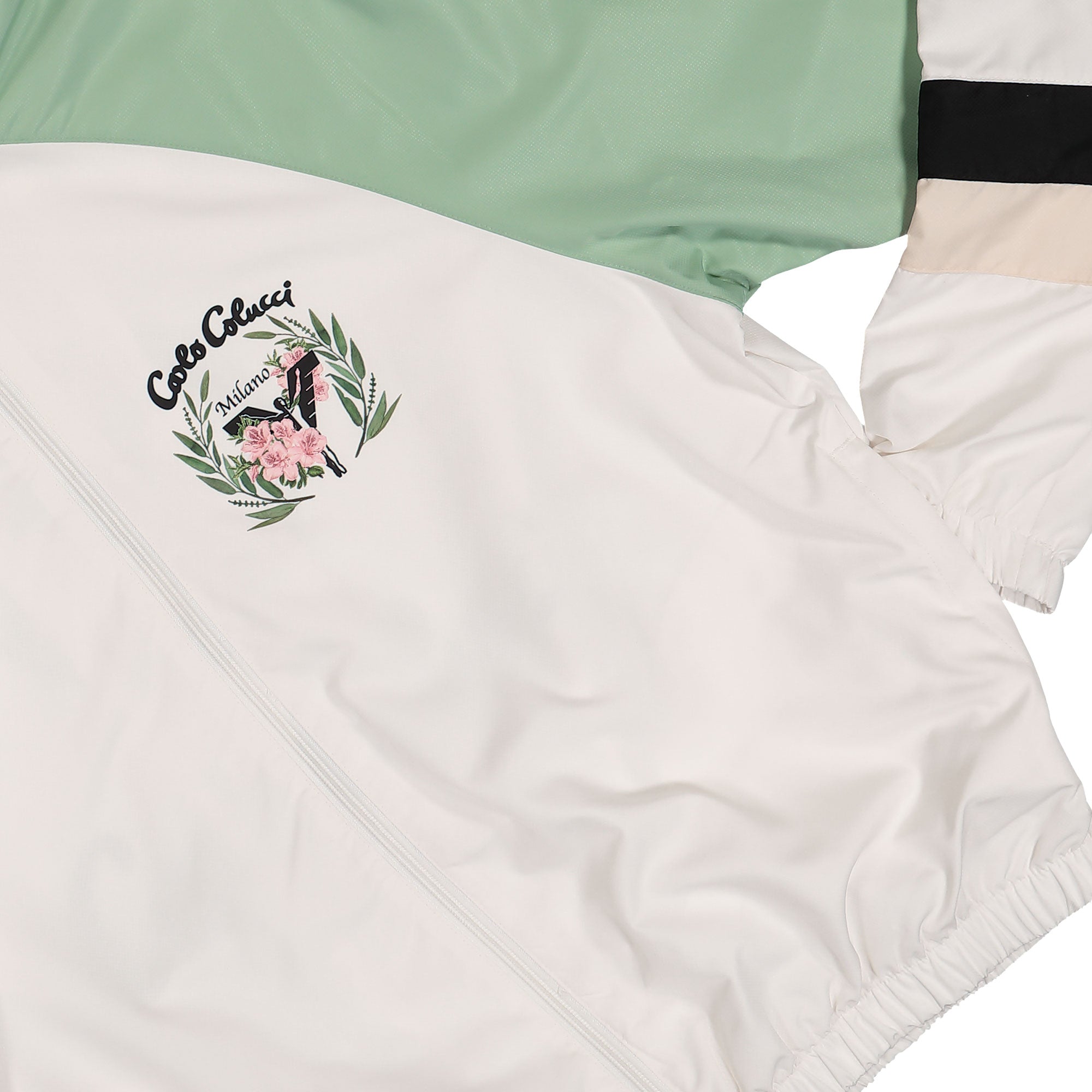 Carlo Colucci Tracksuit Jacket White Track Jackets Detailfoto | Overkill