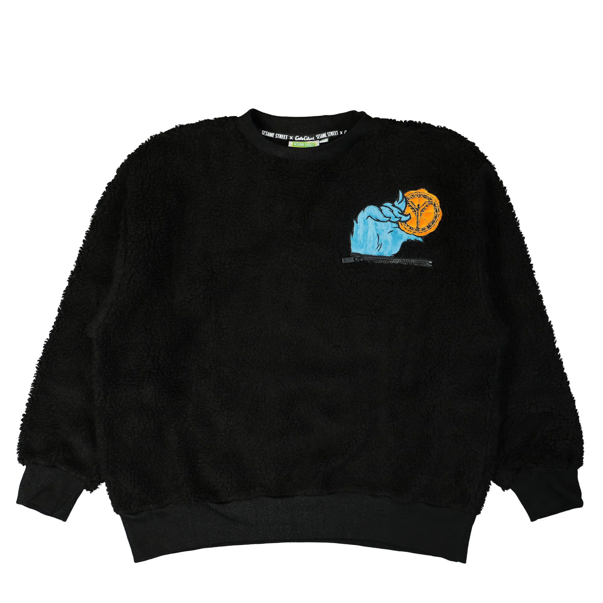 Carlo Colucci Teddy R/N Sweater Black Sweatshirts C5070-20 | Overkill
