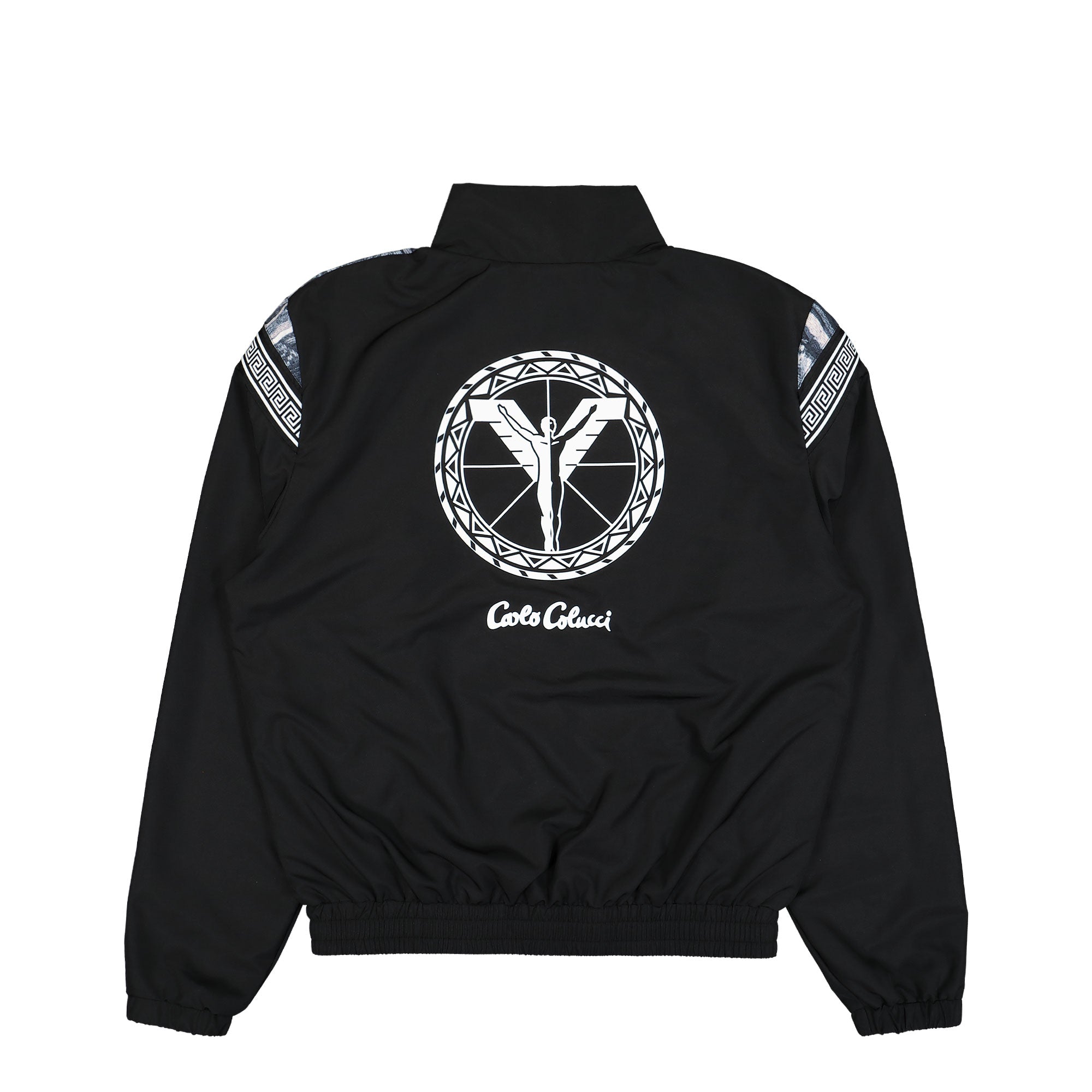 Carlo Colucci Tracksuit Jacket Black Track Jackets Close-up | Overkill