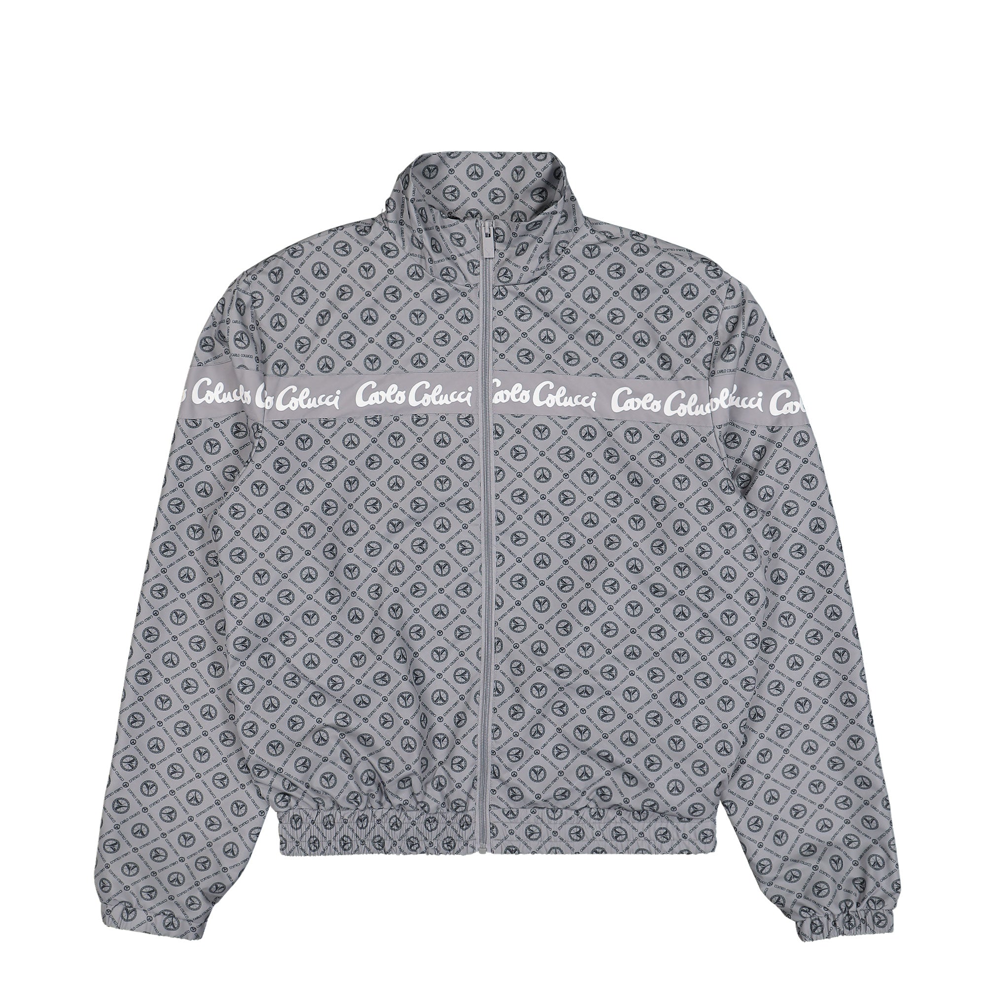 Carlo Colucci Tracksuit Jacket Grey Track Jackets C5089-251 | Overkill