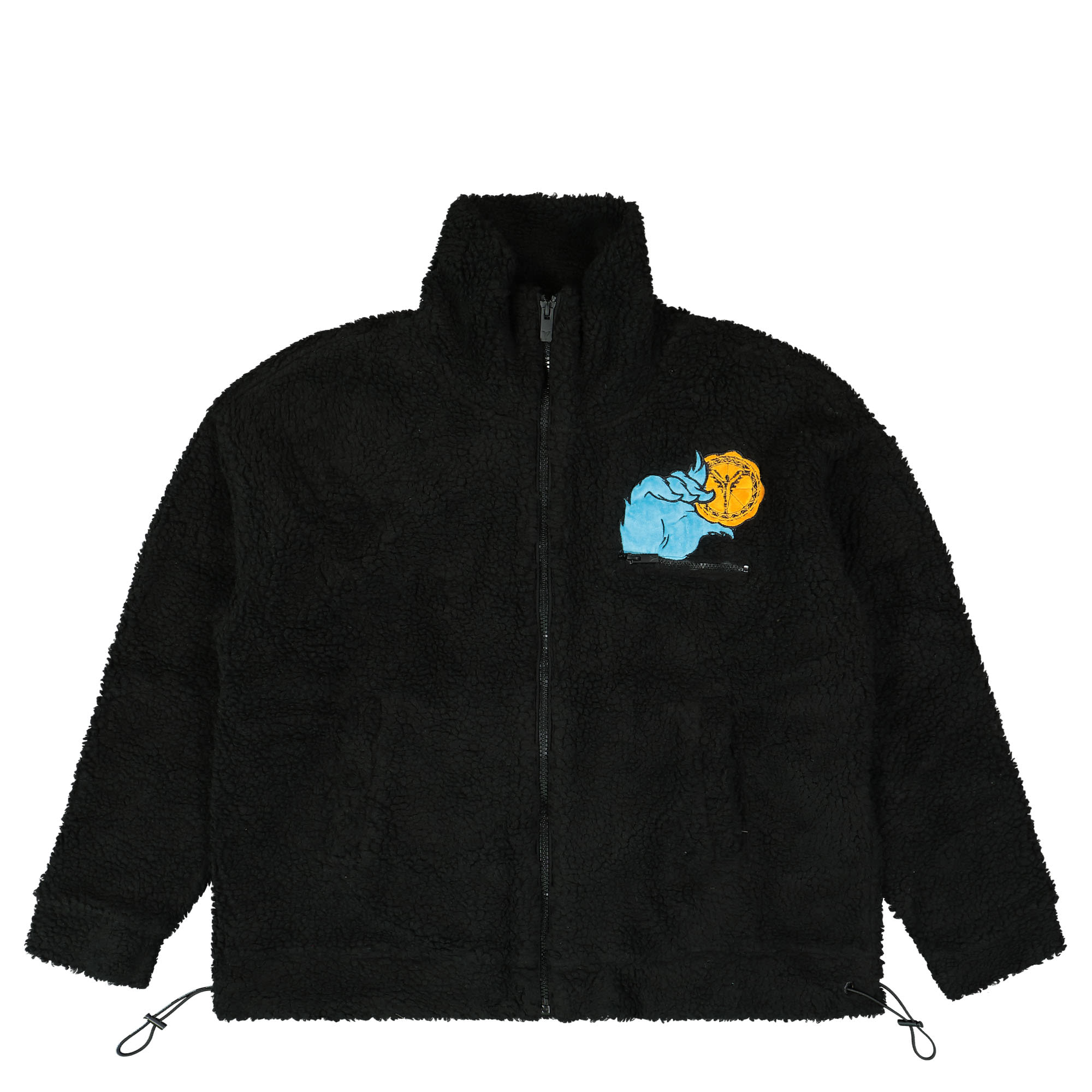 Carlo Colucci Teddy Jacket Black Jackets C5611-20 | Overkill
