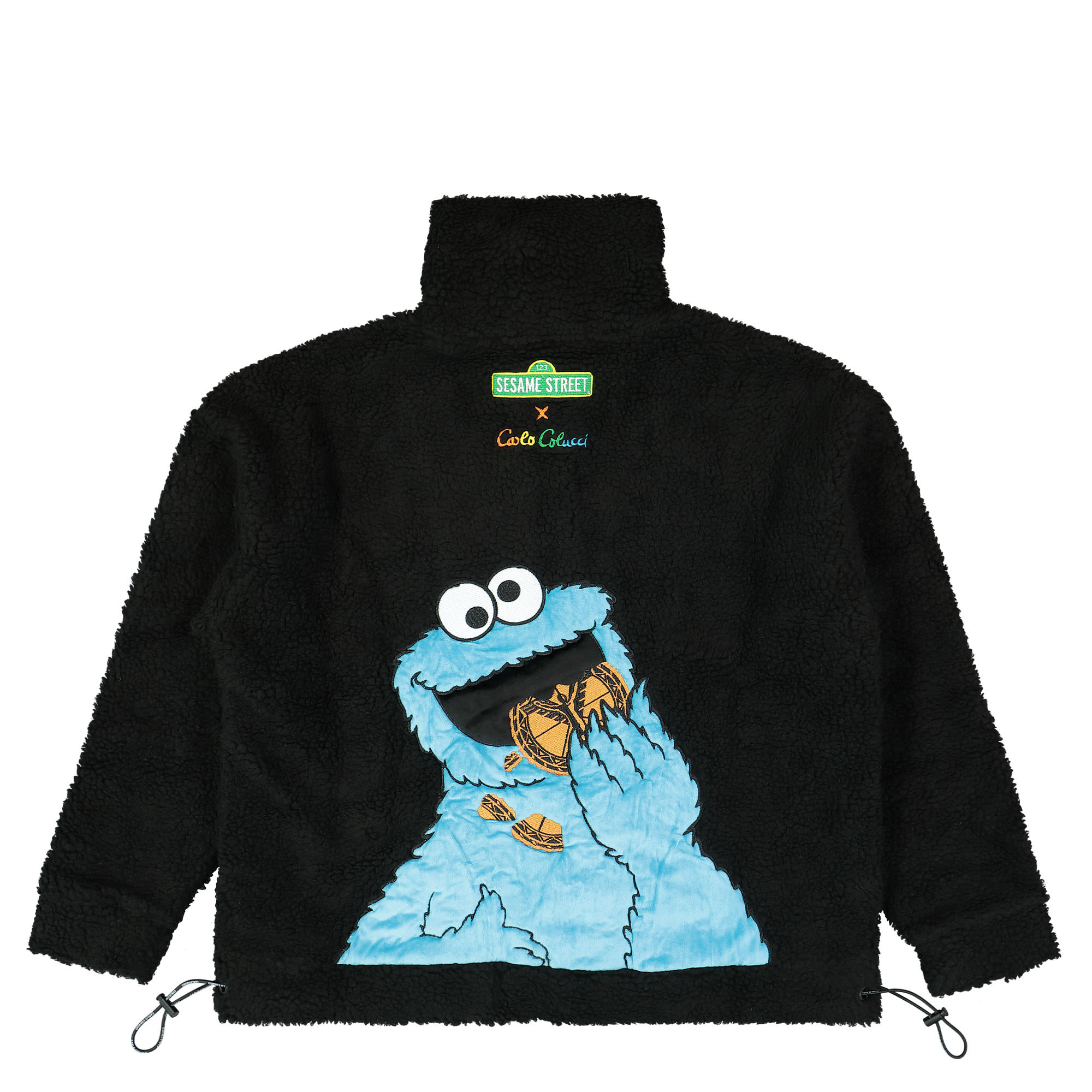 Carlo Colucci Teddy Jacket Black Jackets Close-up | Overkill